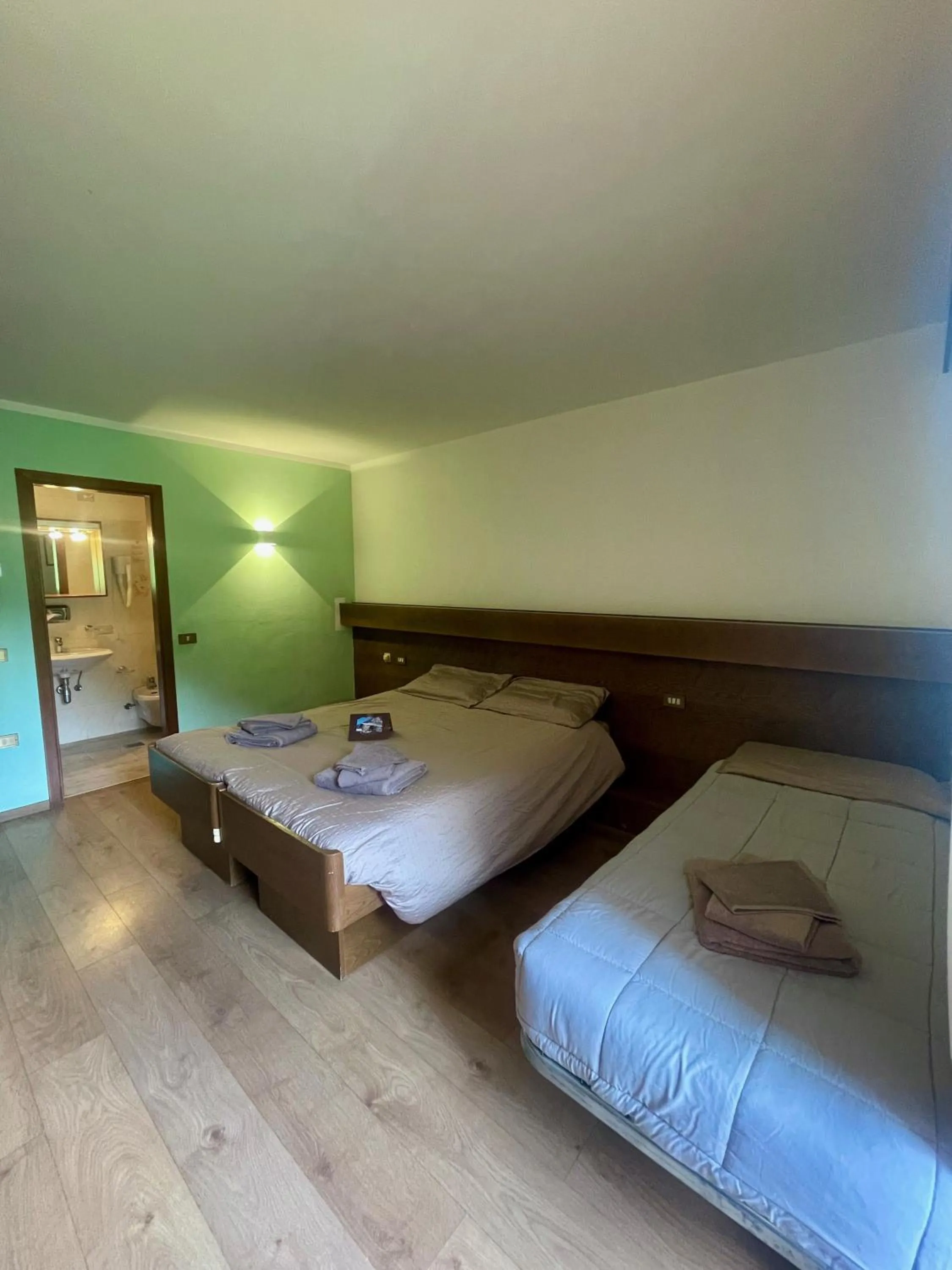 Bed in Hotel Biancaneve