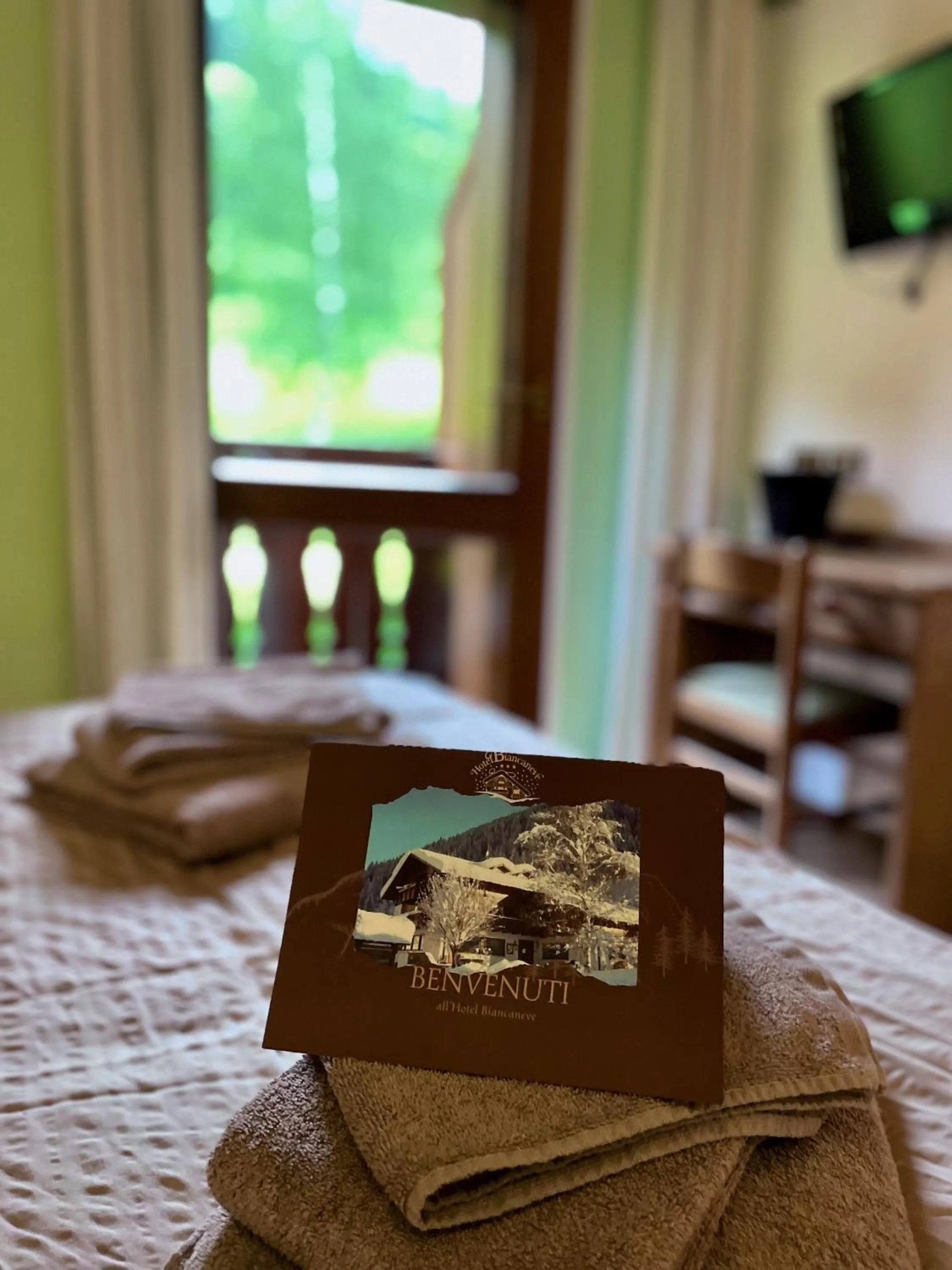 Bed in Hotel Biancaneve