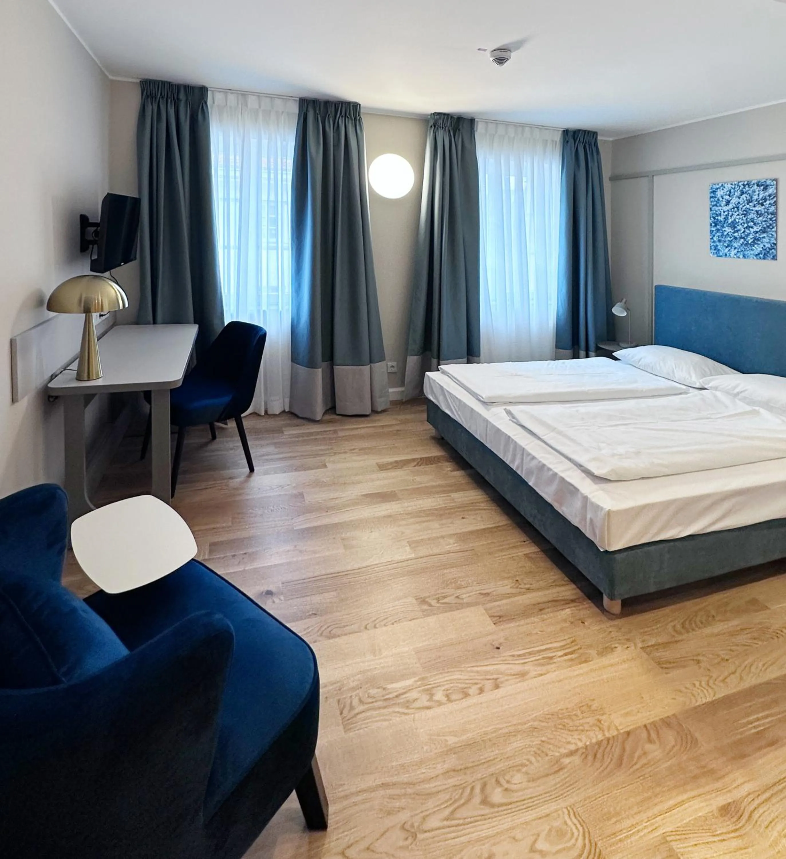 Bed in Townhouse Düsseldorf