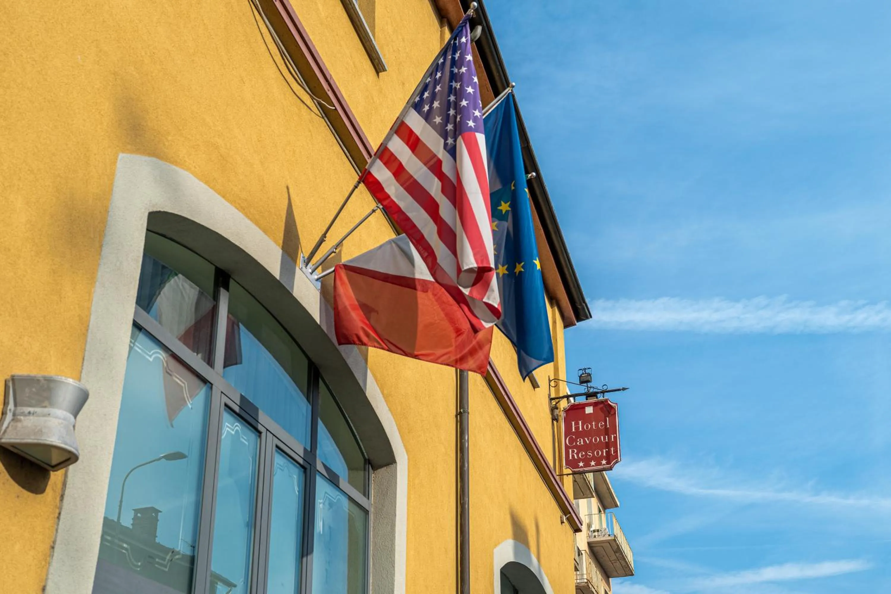 Property building in Hotel Cavour Resort