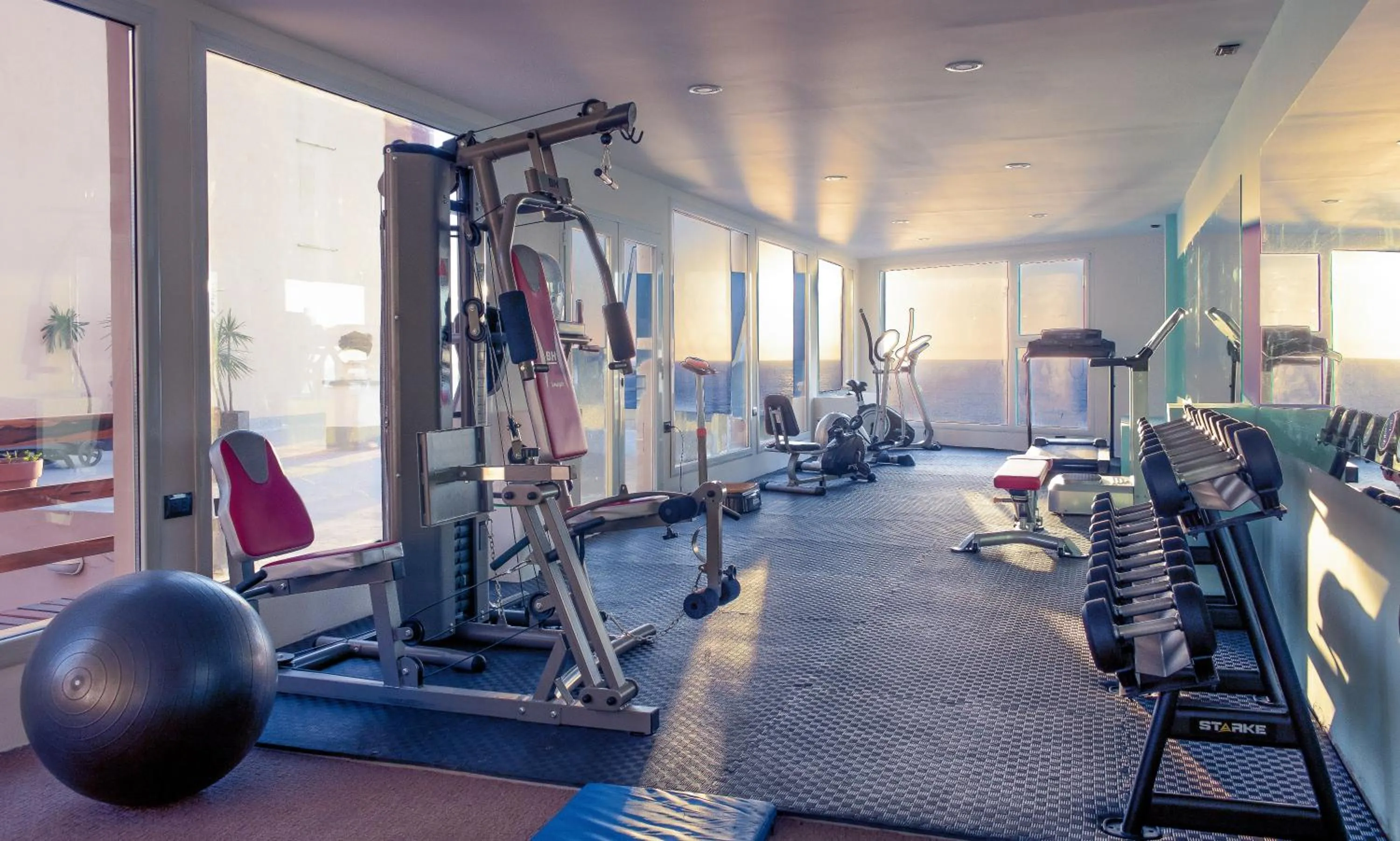 Fitness centre/facilities in Hotel Las Rocas