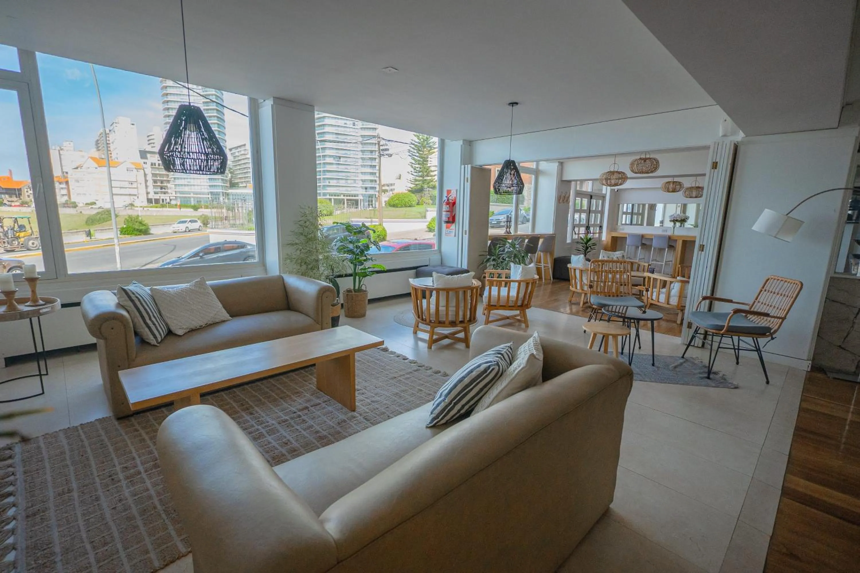 Living room in Hotel Las Rocas