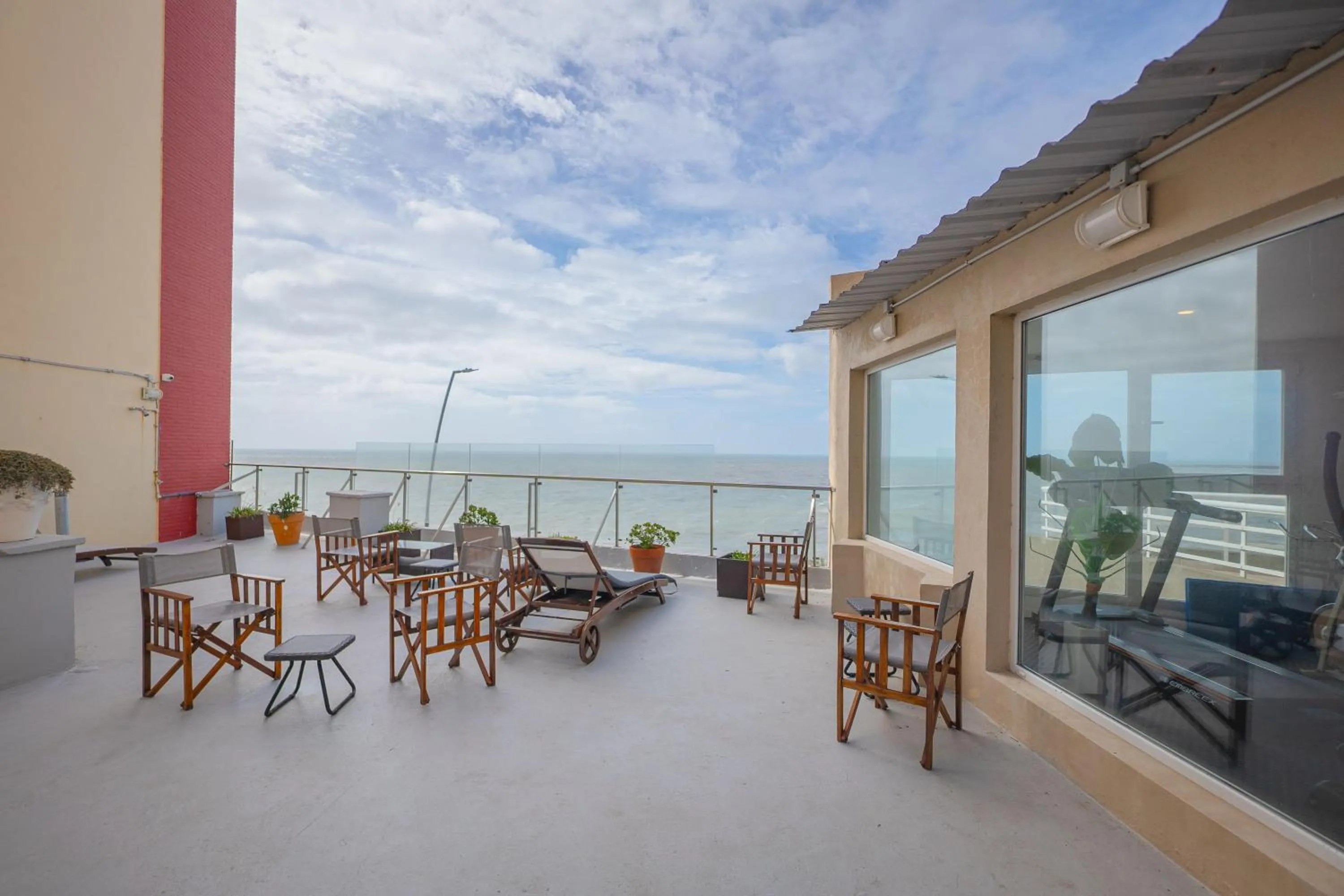 Patio in Hotel Las Rocas