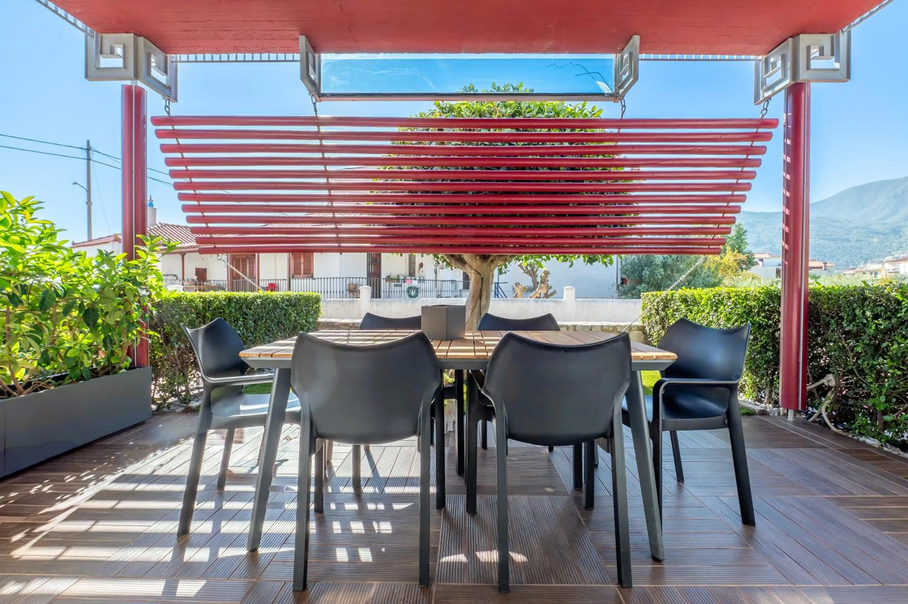 Patio in Tyros Boutique Houses Villas