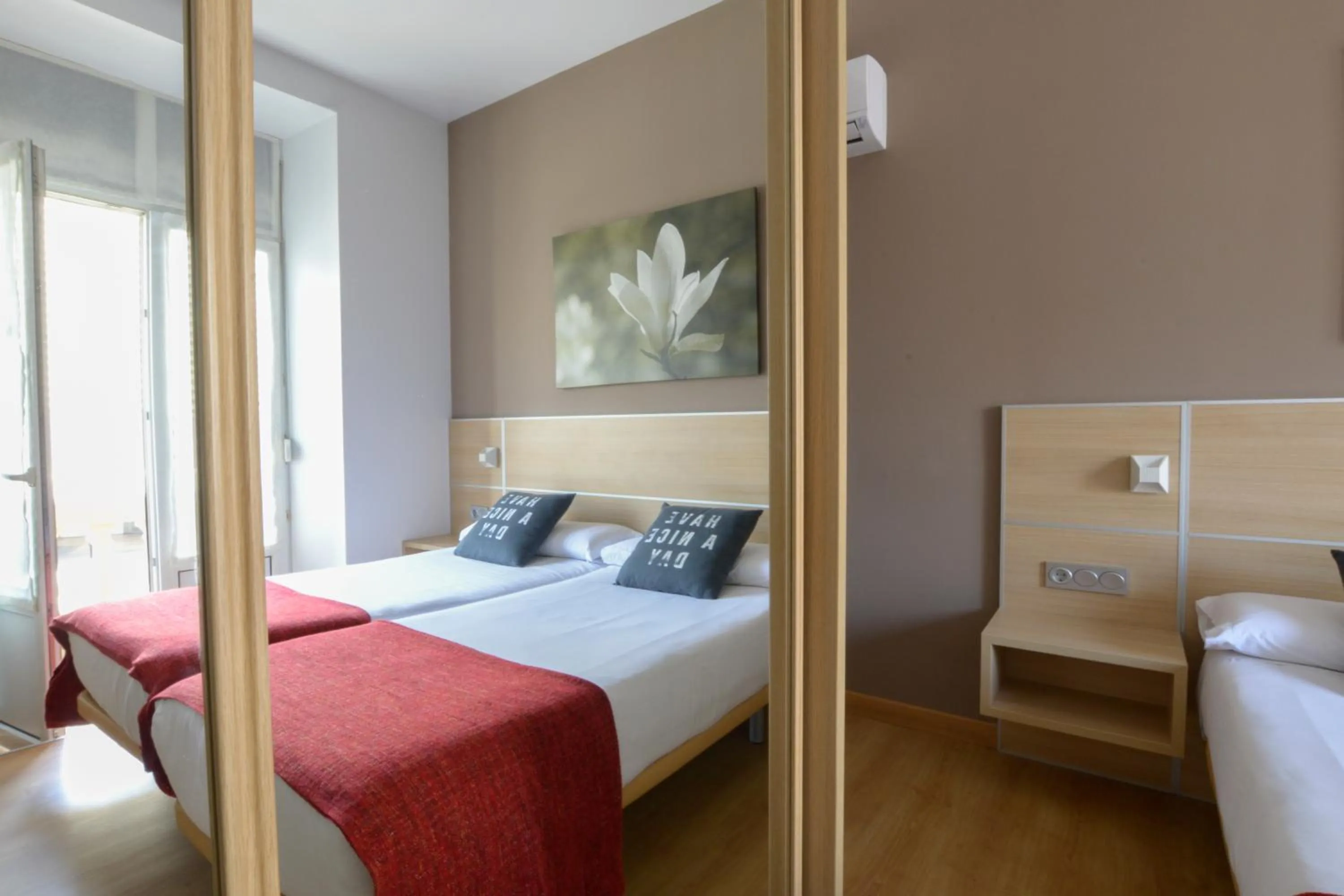 Bed in Pension Kursaal