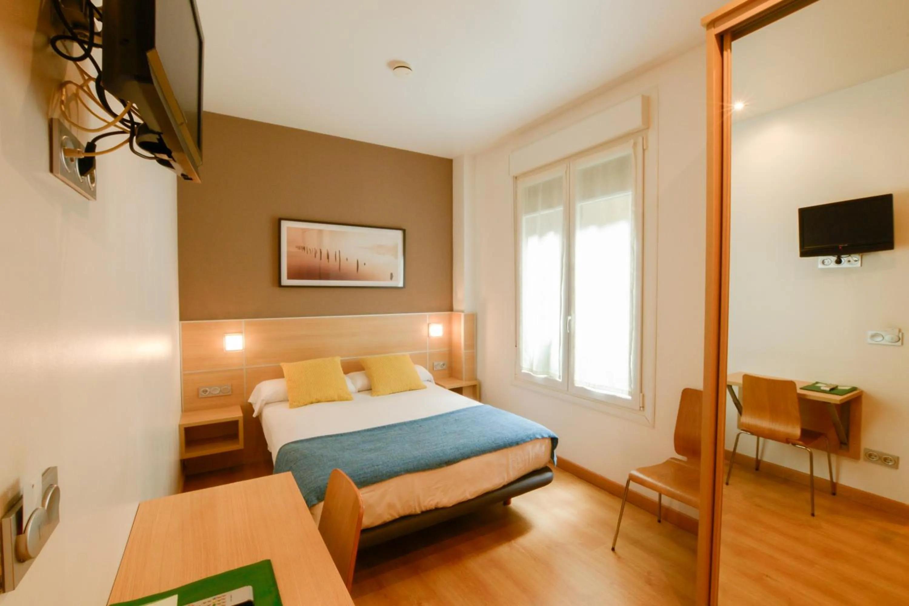 Bed in Pension Kursaal