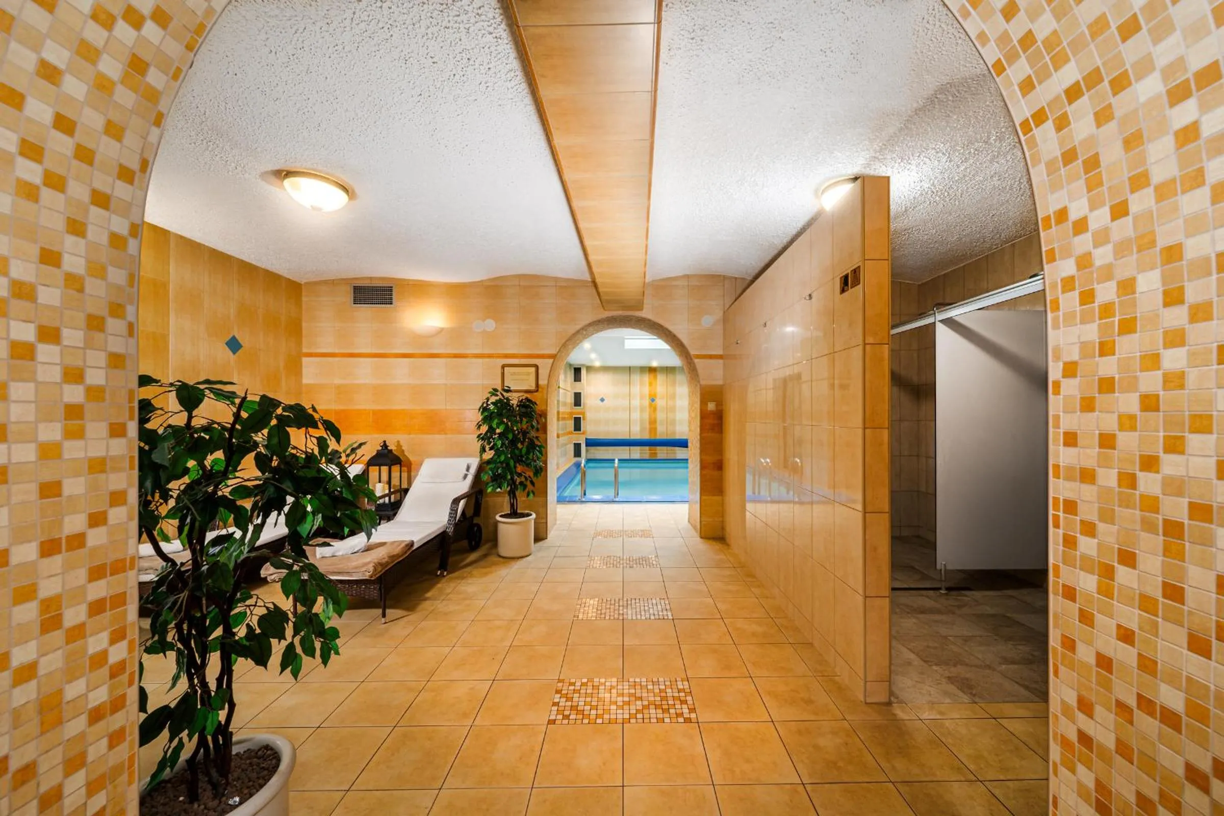 Swimming pool in Hotel Most Slávy