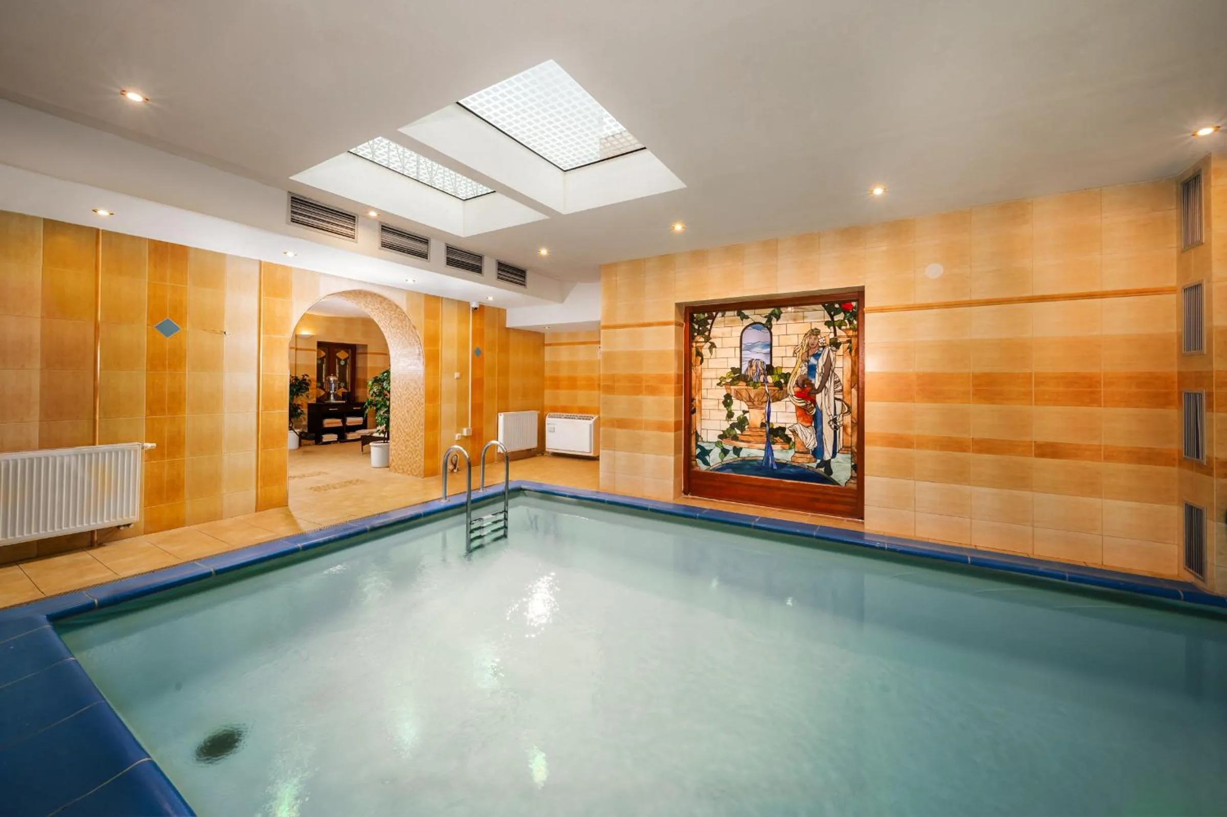 Swimming pool in Hotel Most Slávy