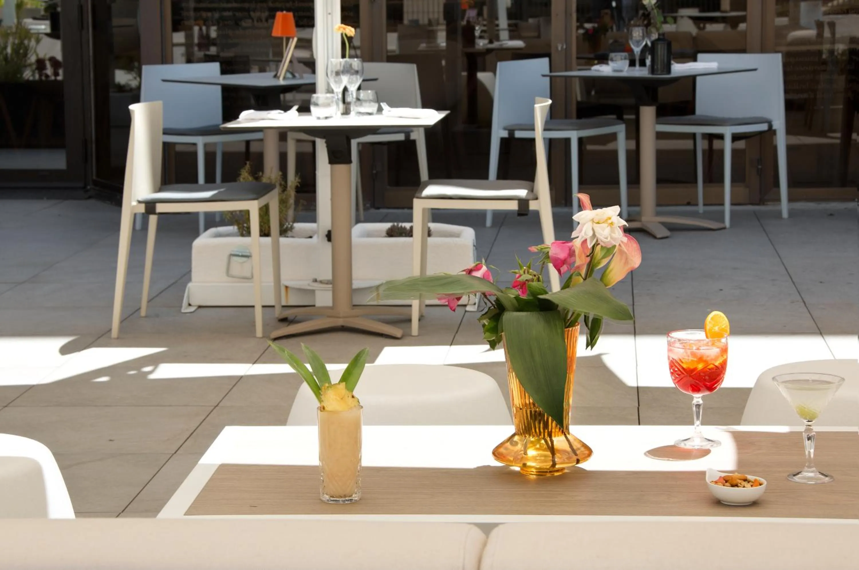 Patio in Mercure Montpellier Centre Comédie