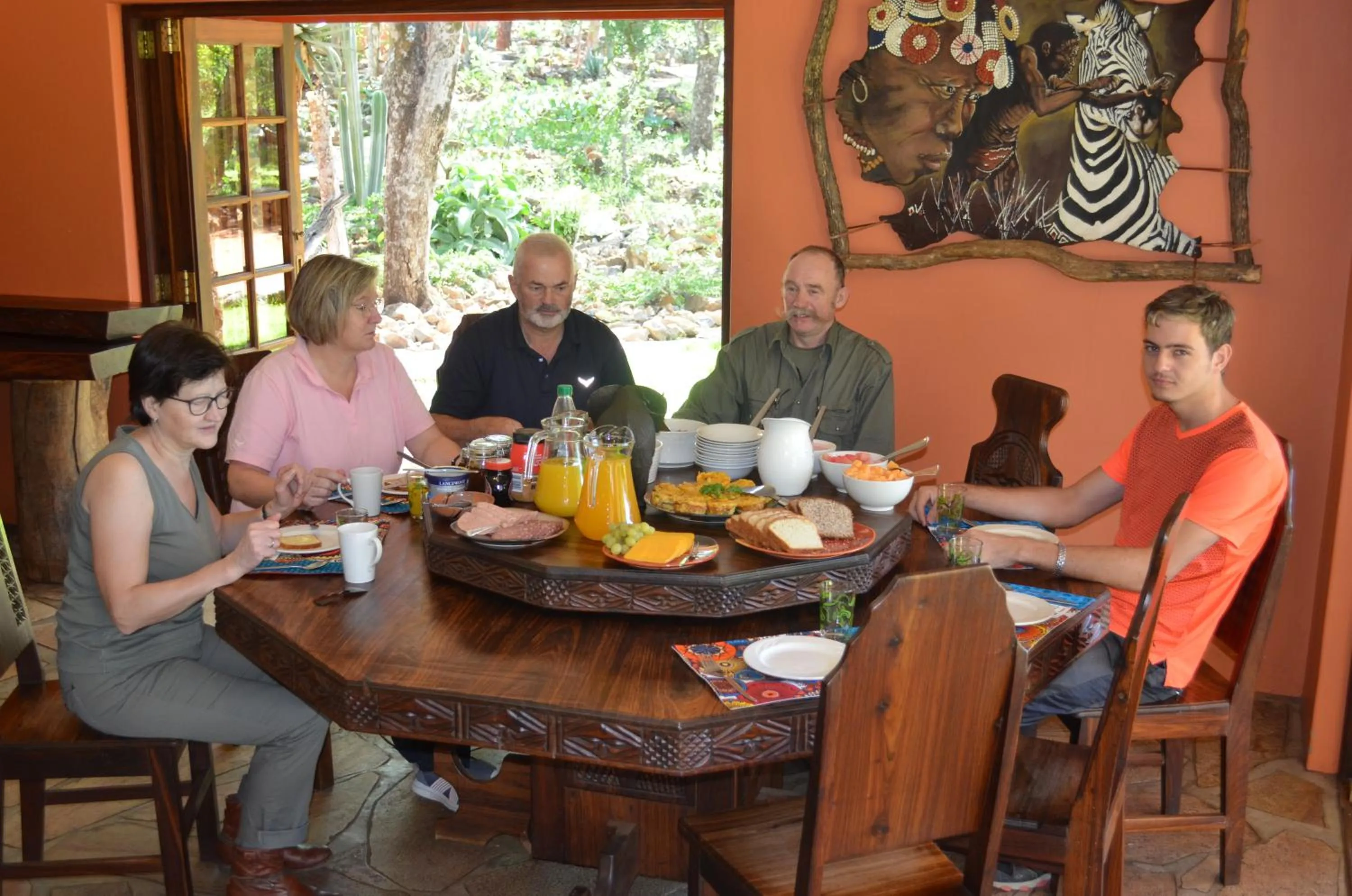 Breakfast in Ohange Namibia Lodge