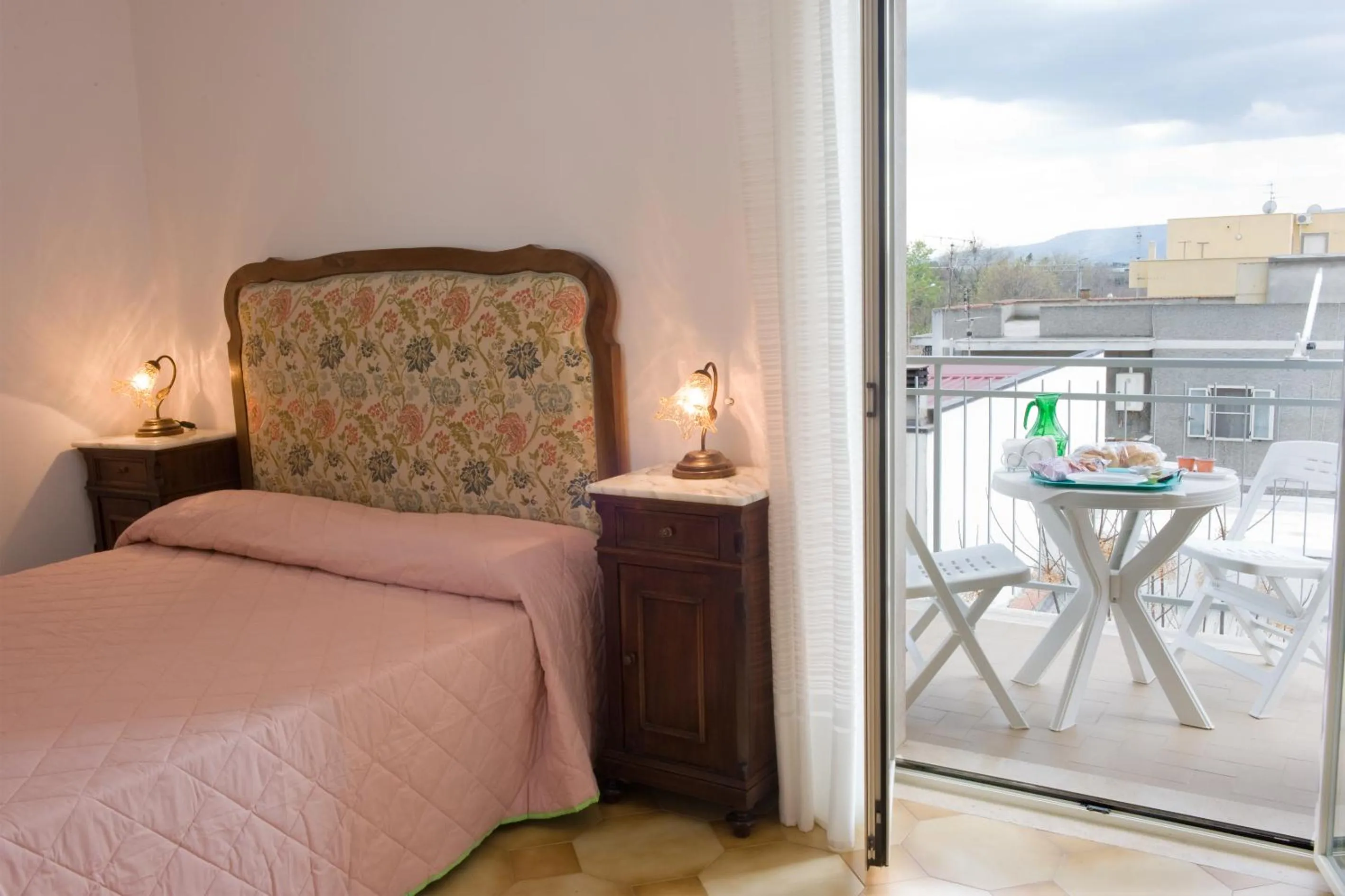 Balcony/Terrace, Bed in B&B Nova Siri