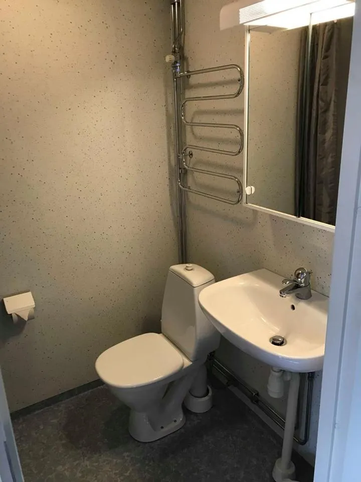 Bathroom in Karlshamn Vandrarhem och Hotell