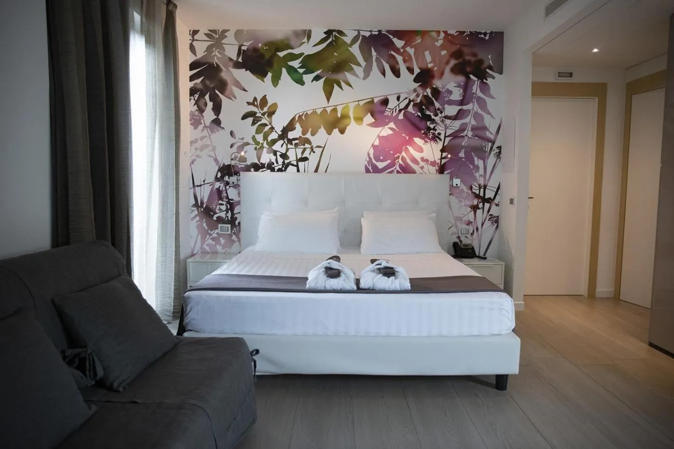 Bed in Smeraldo Suites & Spa