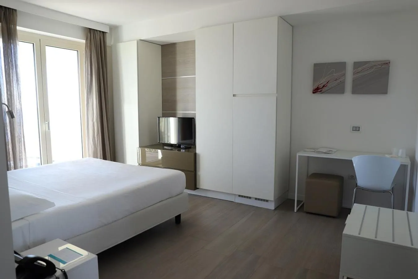 Bed in Smeraldo Suites & Spa