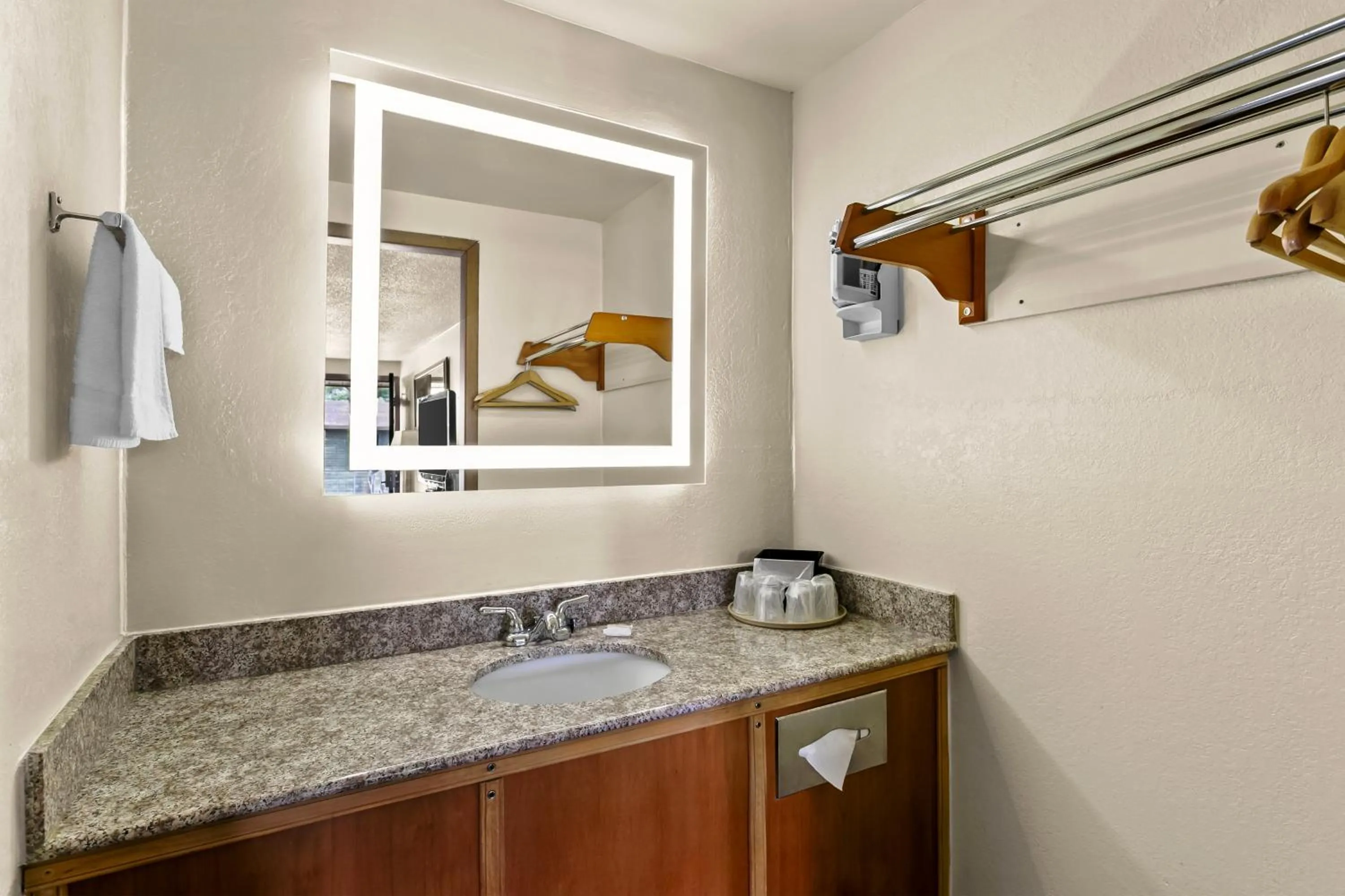 Bathroom in Knights Inn Martinsburg