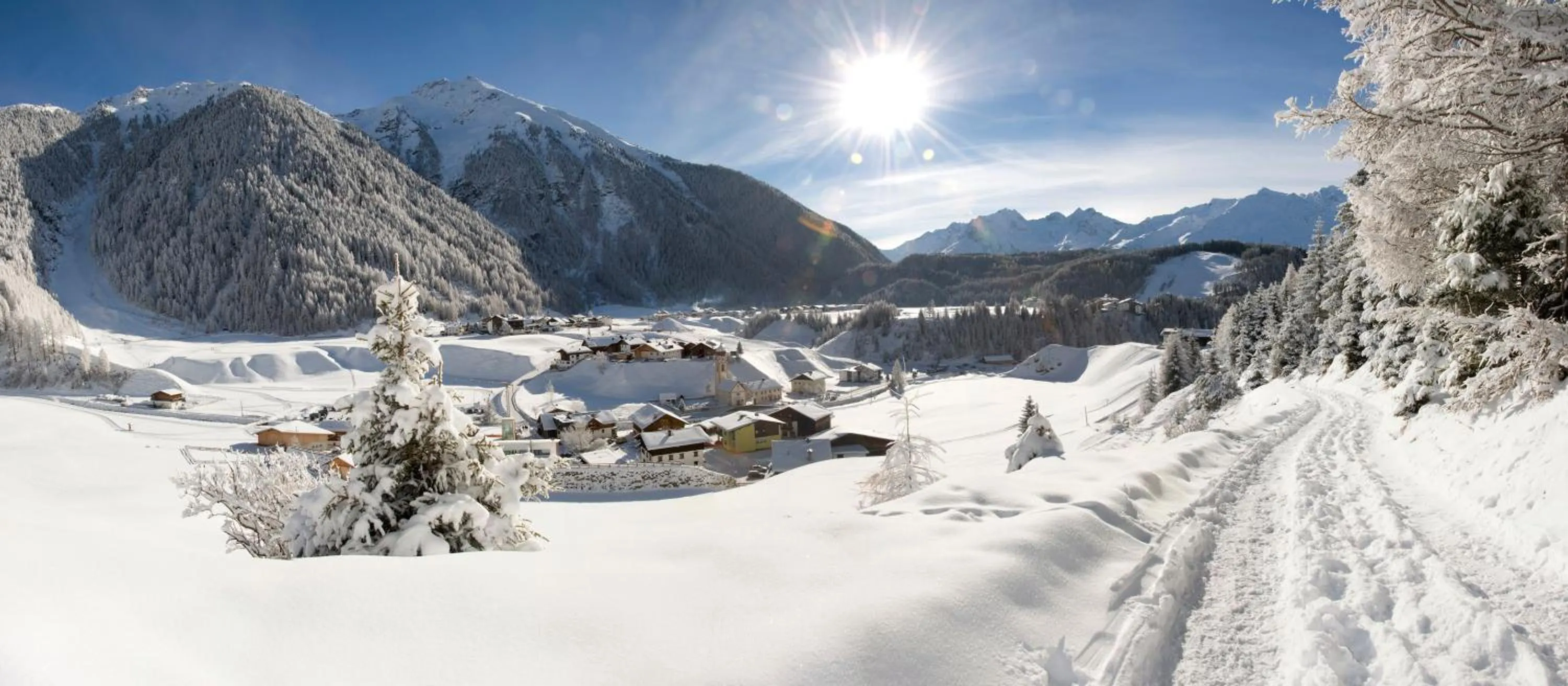 Natural landscape in Haus am Brunnen