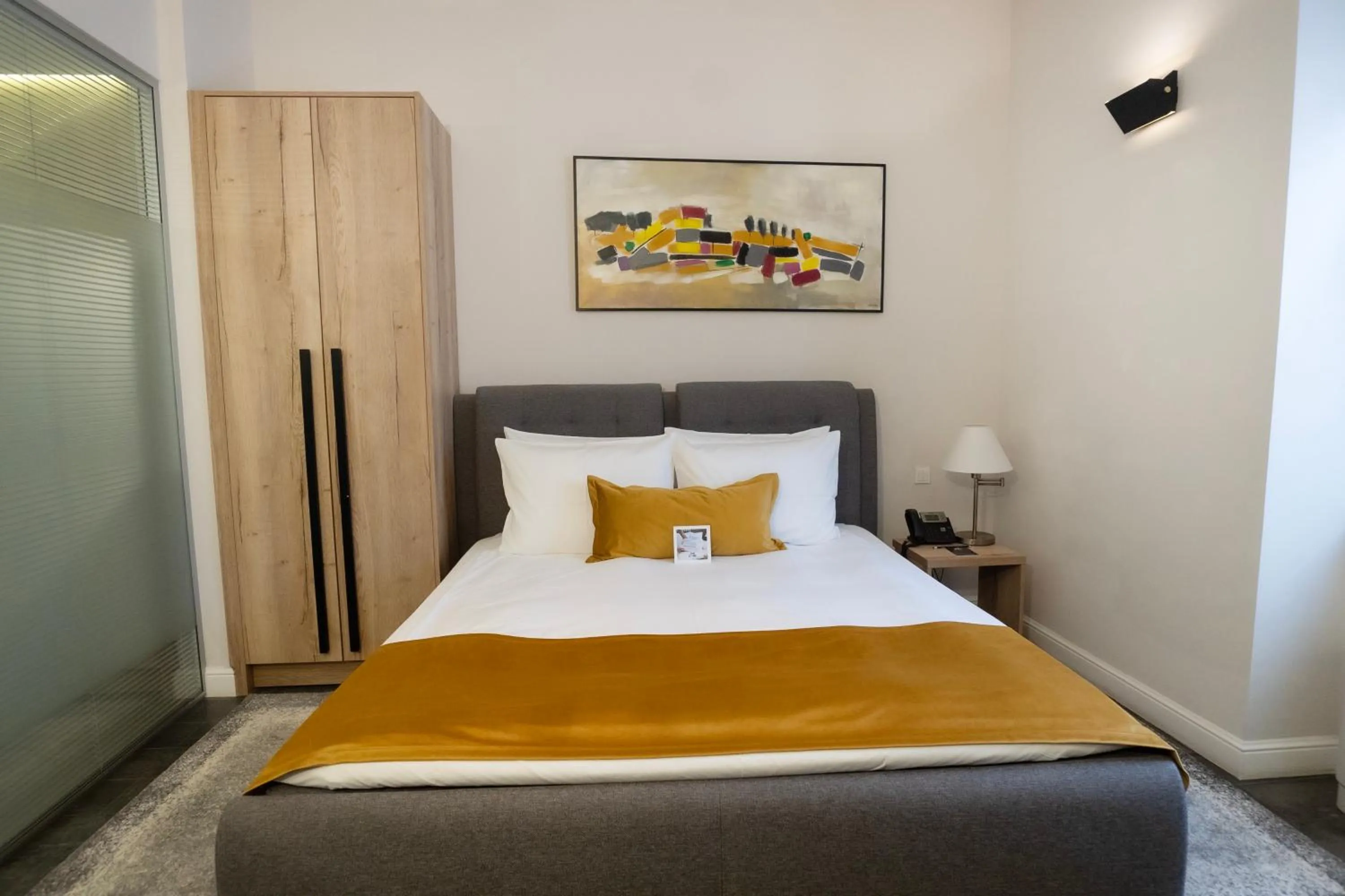 Bed in The Dome Hotel