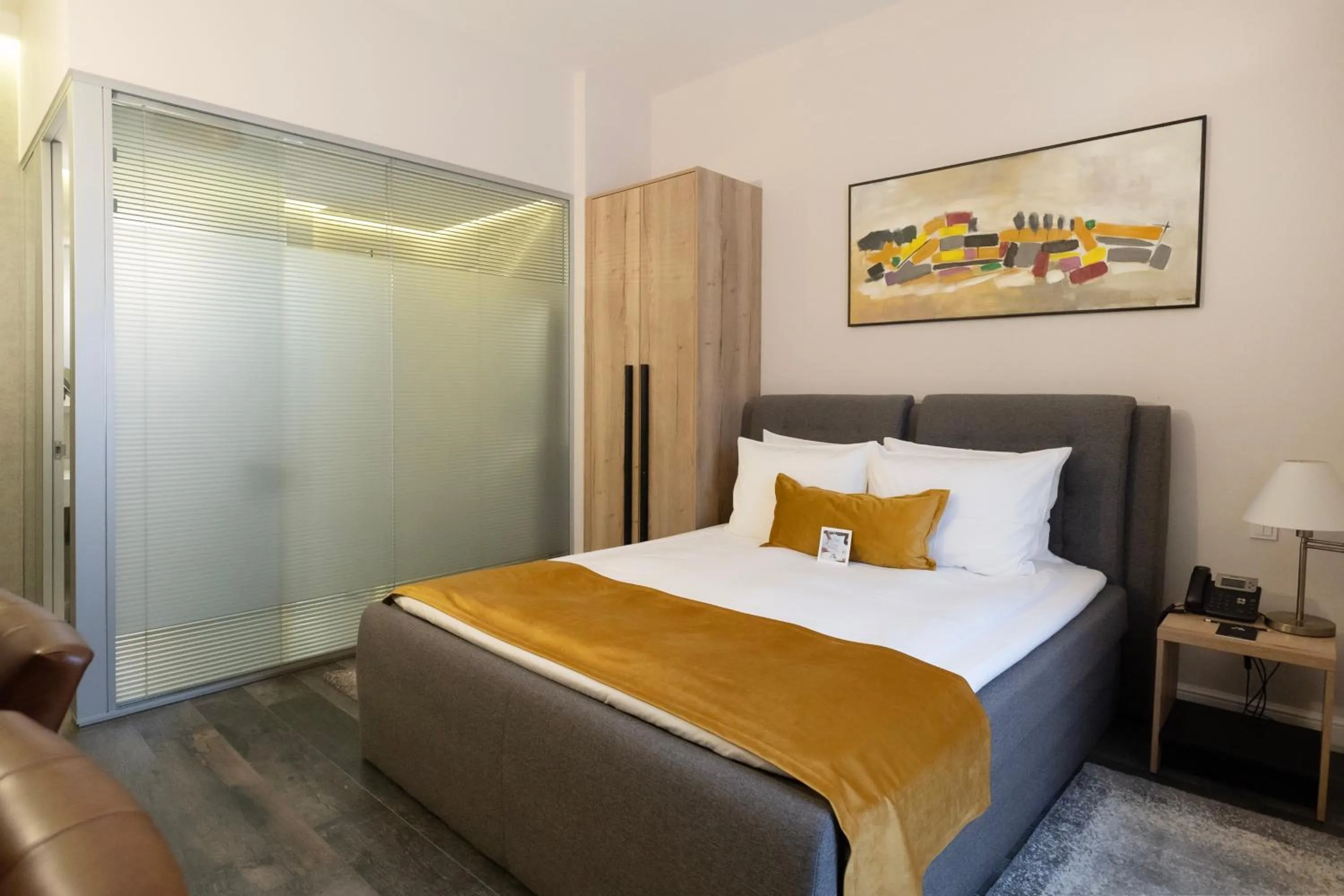 Bed in The Dome Hotel