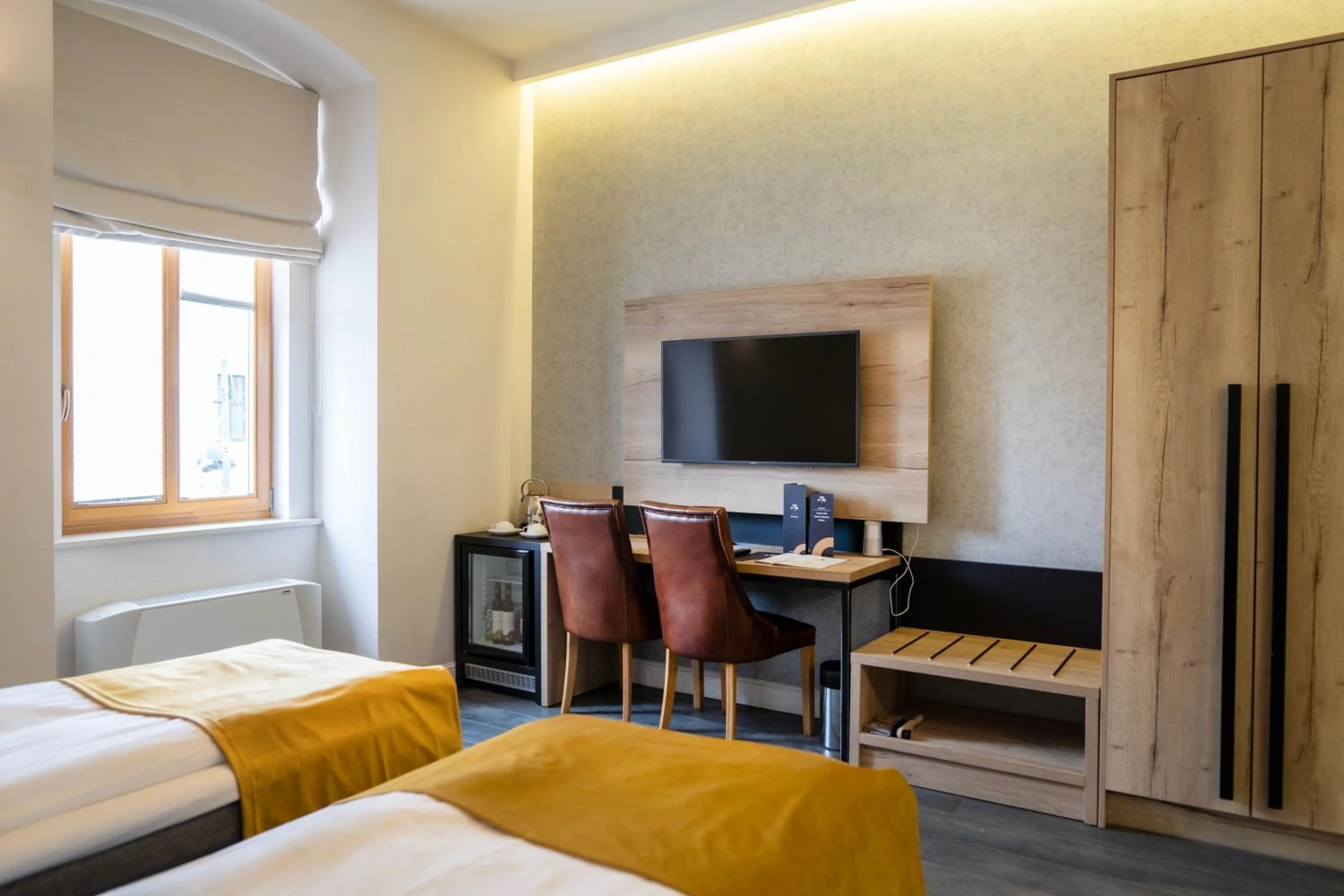 Bed in The Dome Hotel