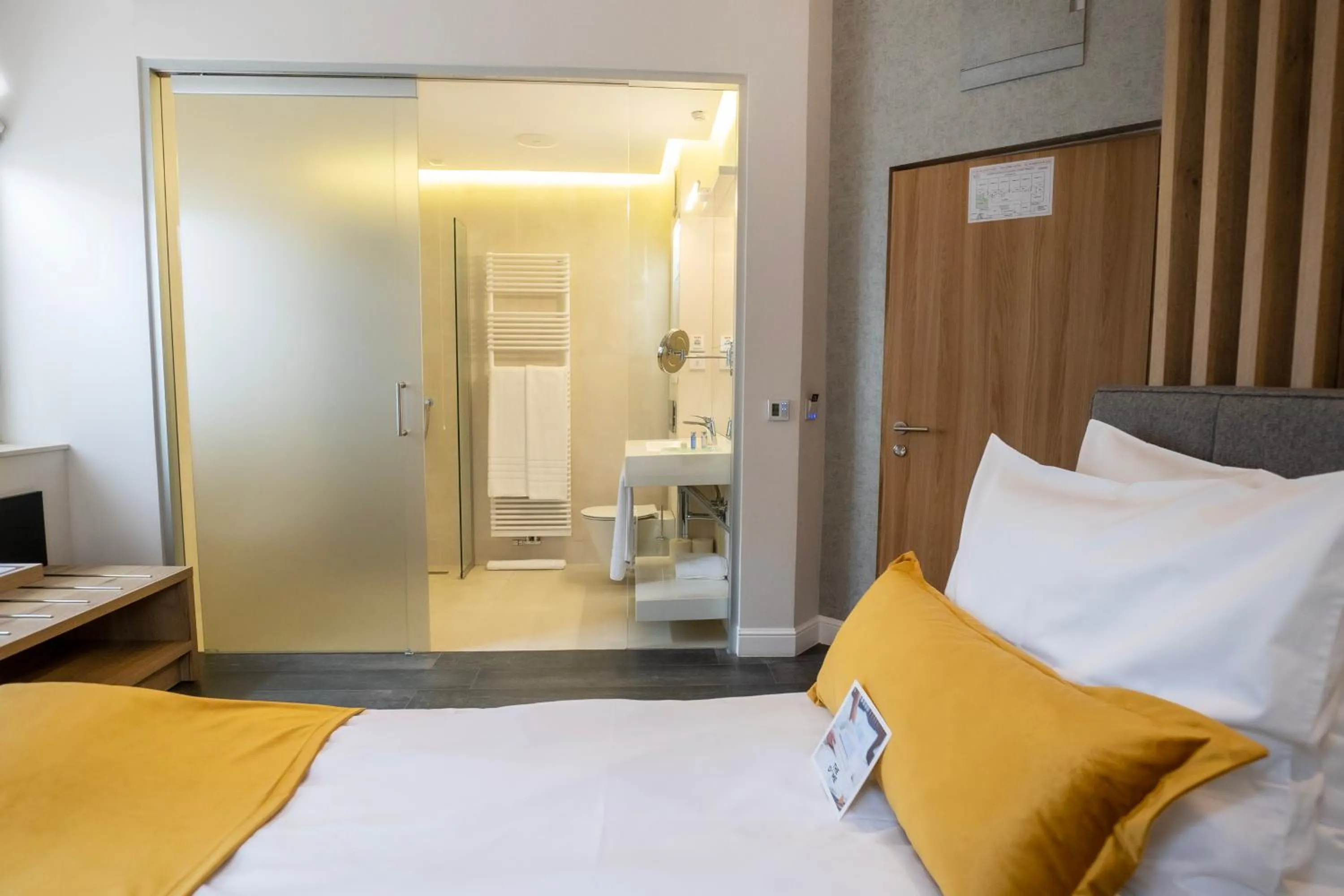 Bed in The Dome Hotel