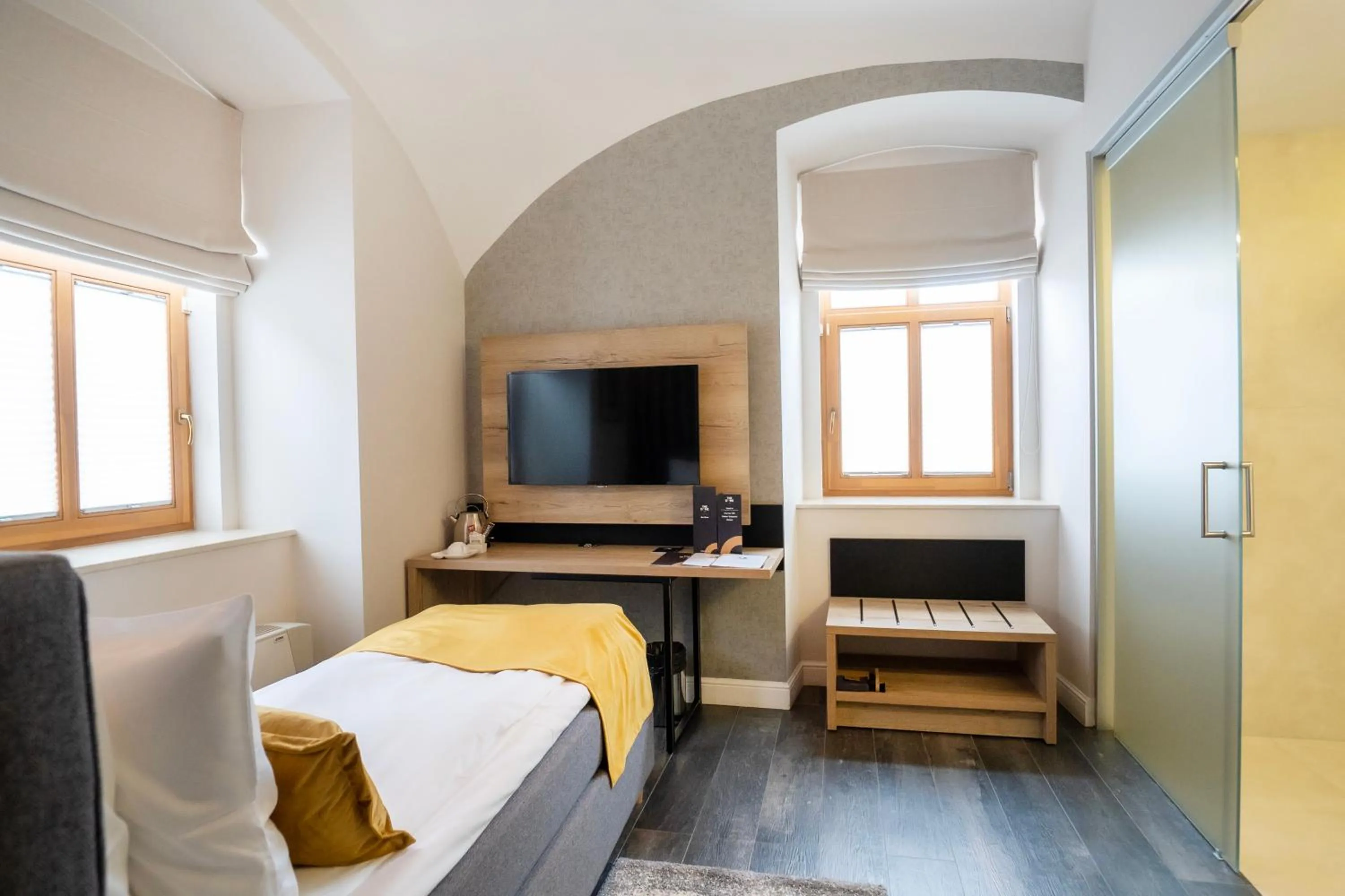 Bed in The Dome Hotel