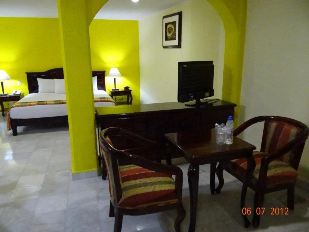 Bed in Hotel Madan Cárdenas