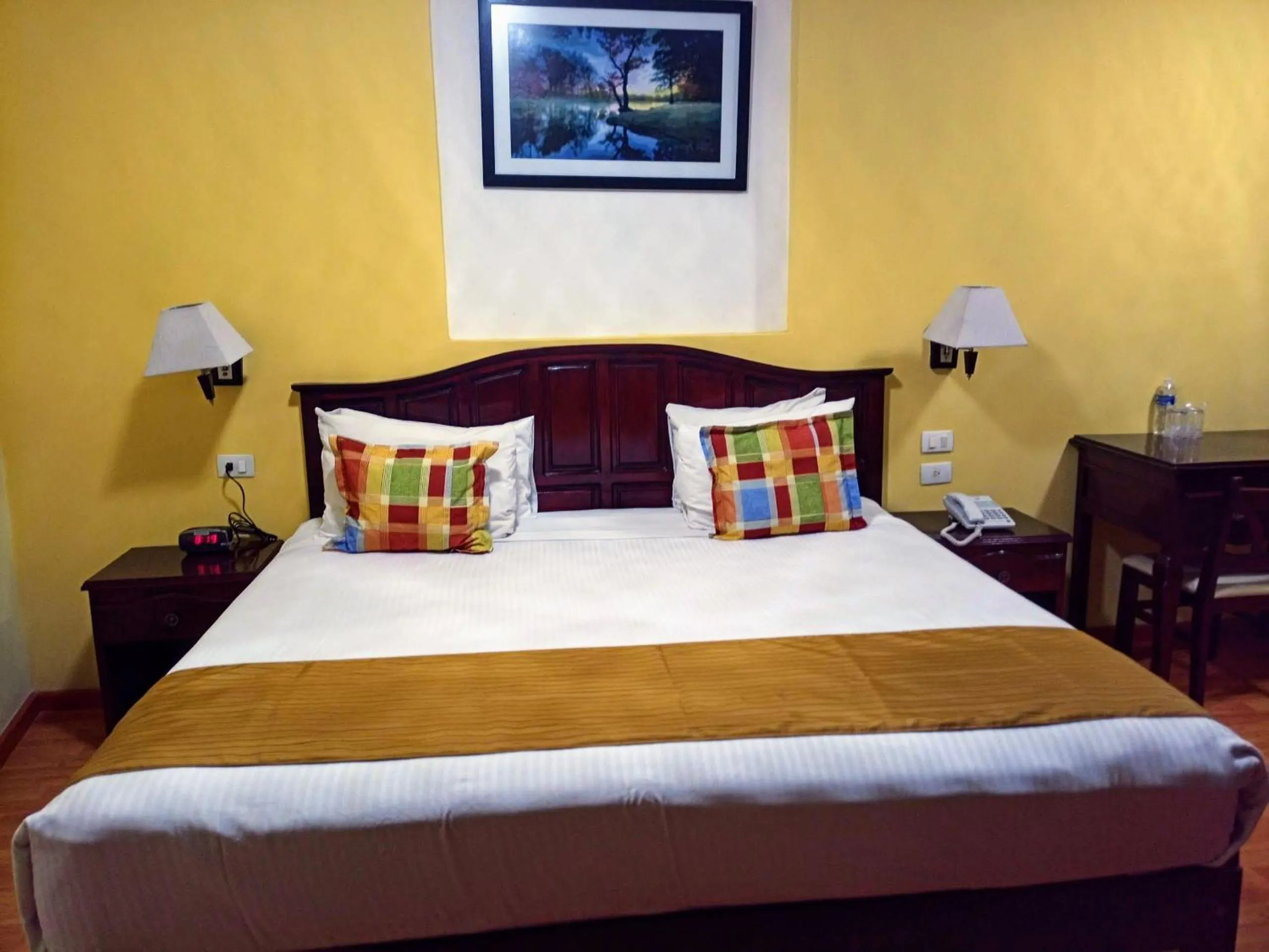 Bed in Hotel Madan Cárdenas