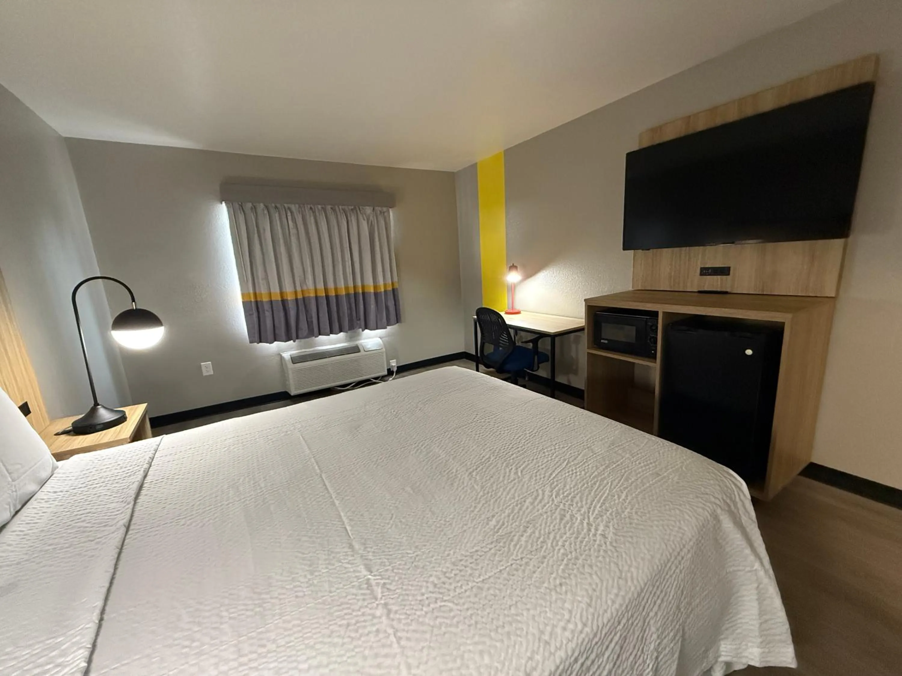 Bed in Super 8 by Wyndham Richfield Cleveland
