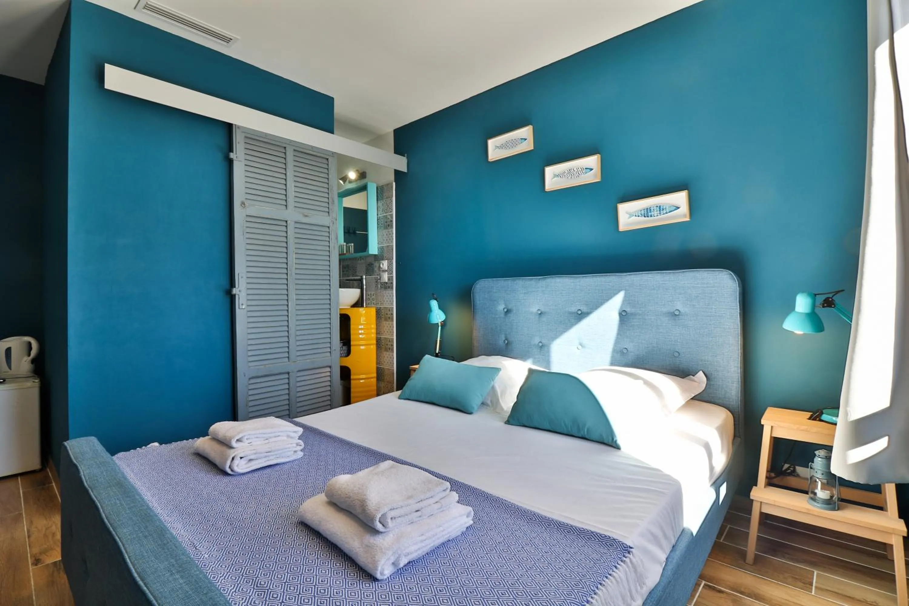 Bed in Hôtel La Bastide