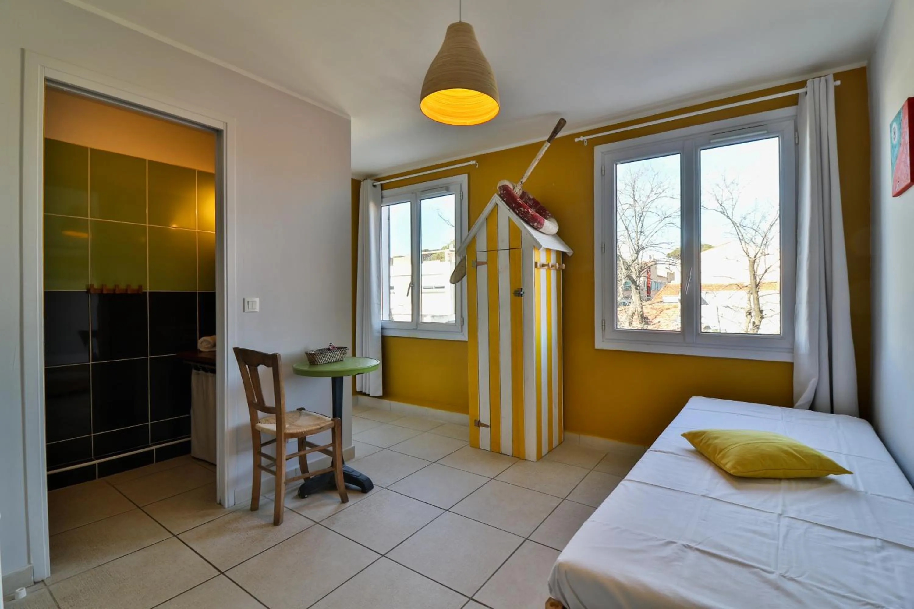 Bed in Hôtel La Bastide