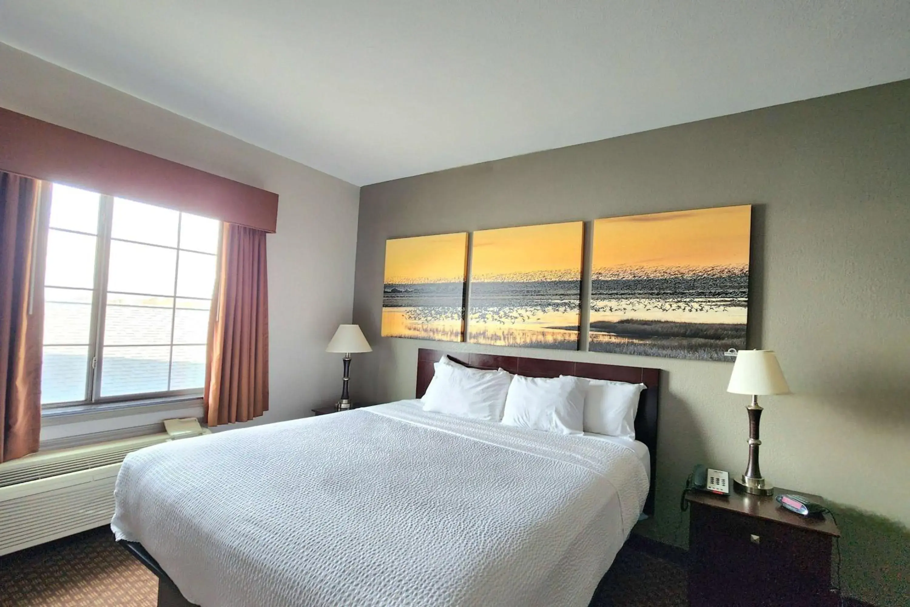 King Room with Roll-In Shower - Mobility/Hearing Accessible - Non-Smoking in Days Inn by Wyndham Kemah King Room with Roll-In Shower - Mobility/Hearing Accessible - Non-Smoking in Days Inn by Wyndham Kemah