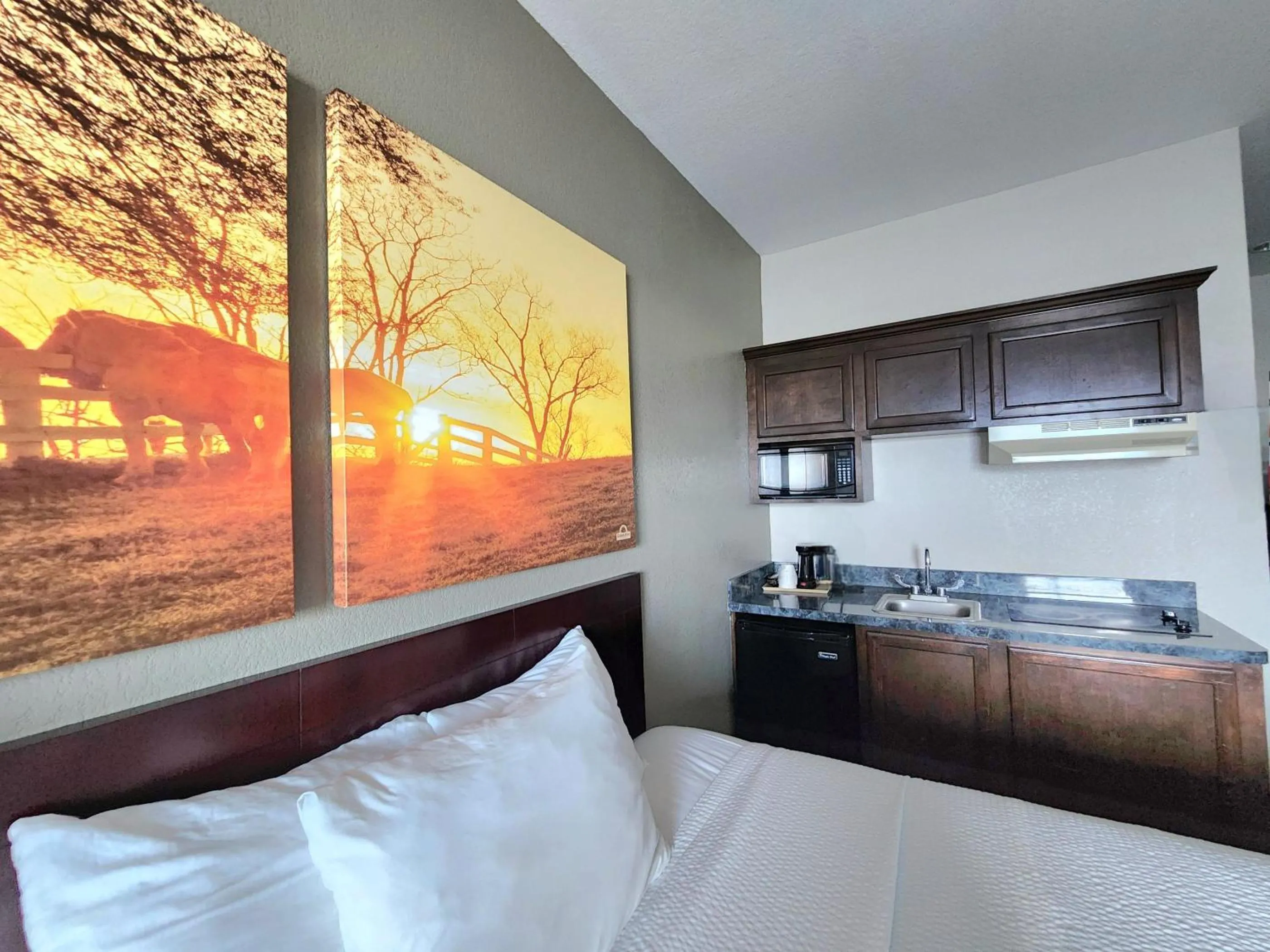 Kitchen or kitchenette, Bed in Days Inn by Wyndham Kemah