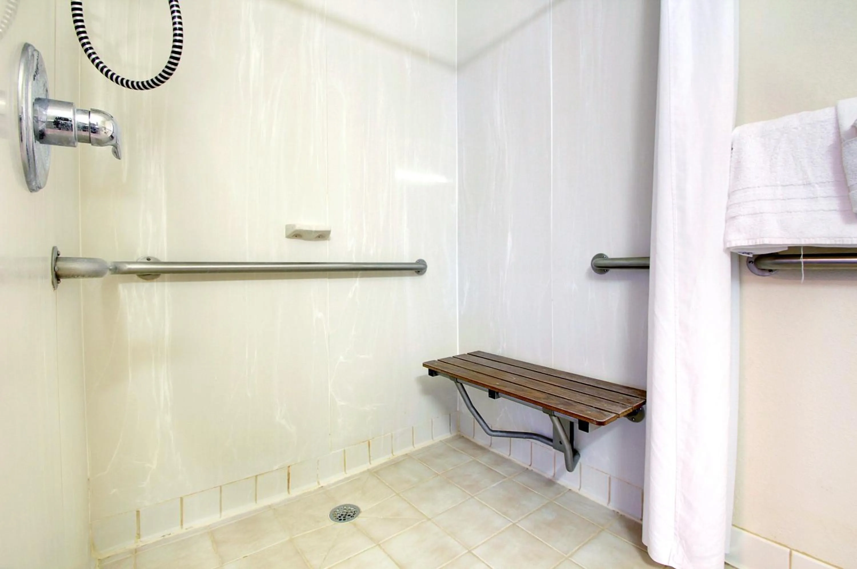 Shower in Super 8 by Wyndham O Neill NE