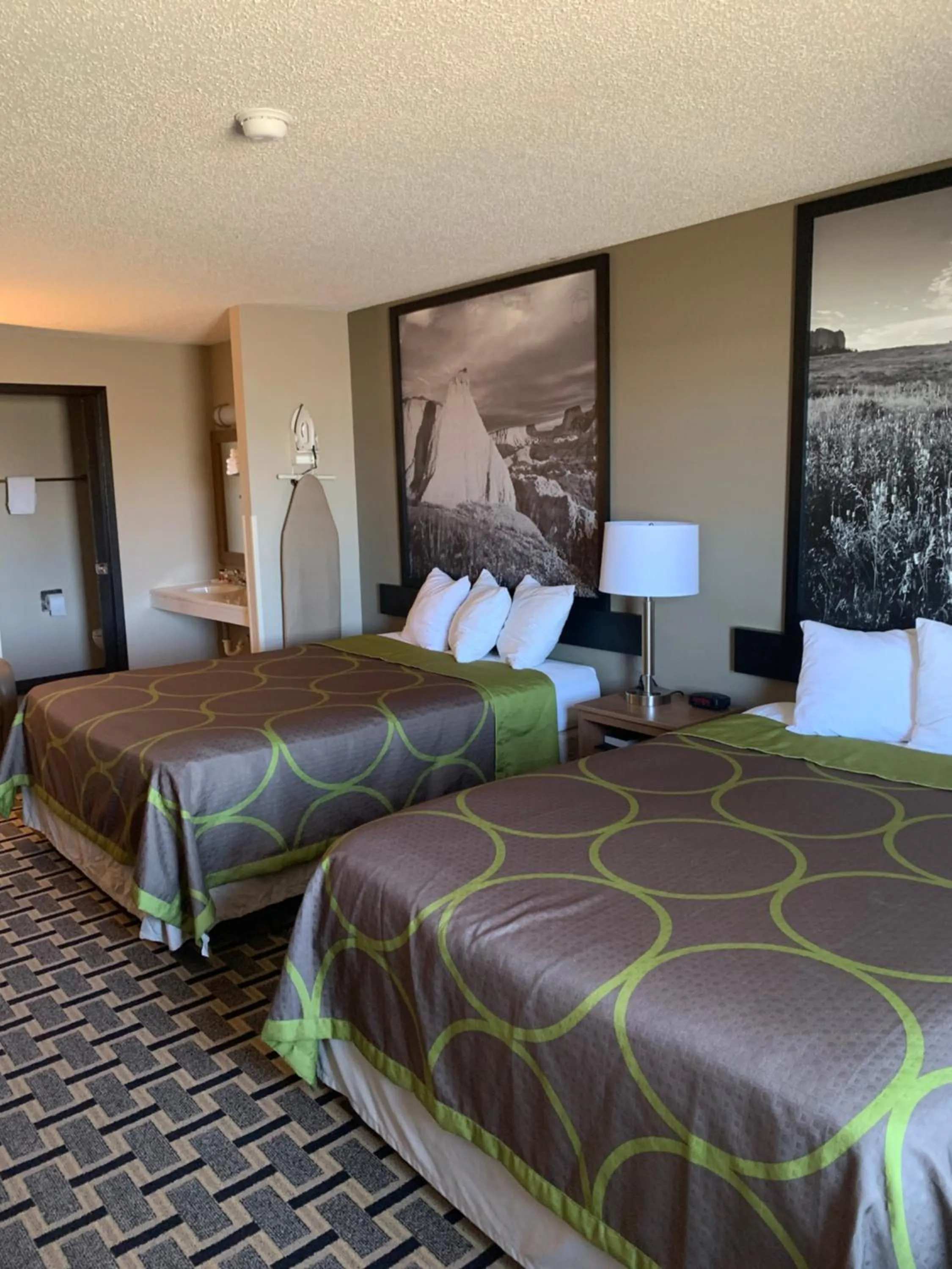 Bed in Super 8 by Wyndham O Neill NE