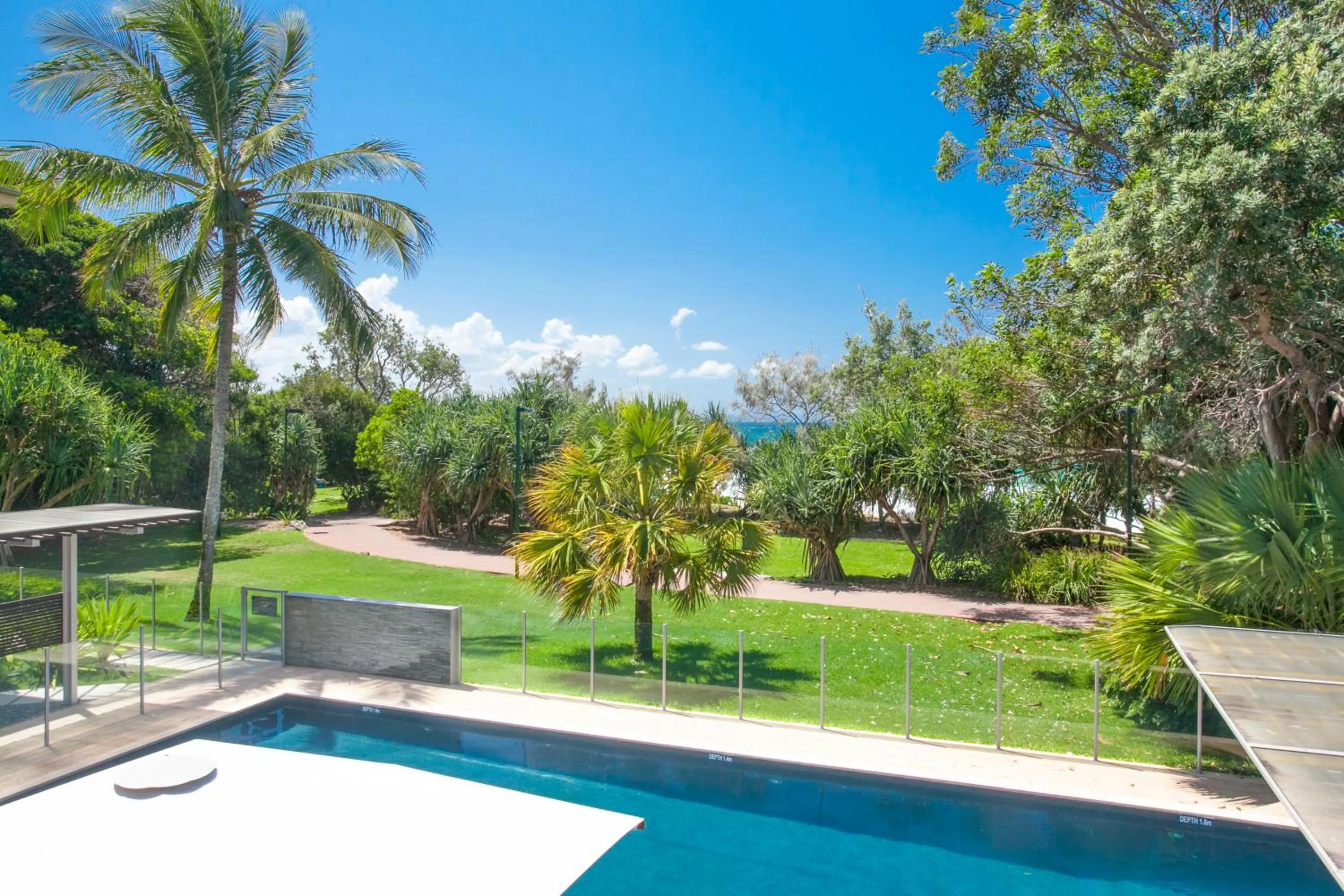 Garden view in Maison Noosa