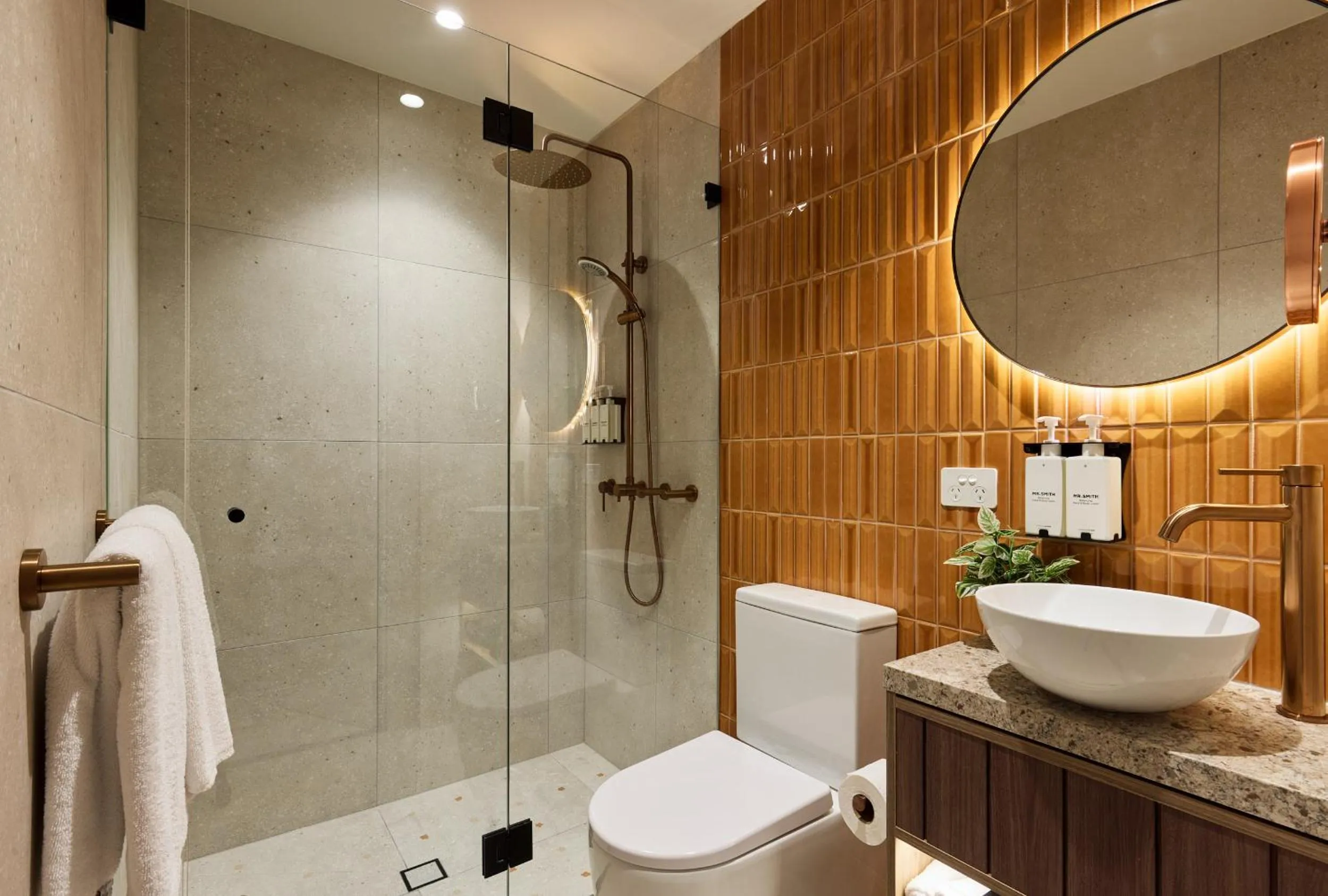 Shower in The Clarence Hotel Sydney