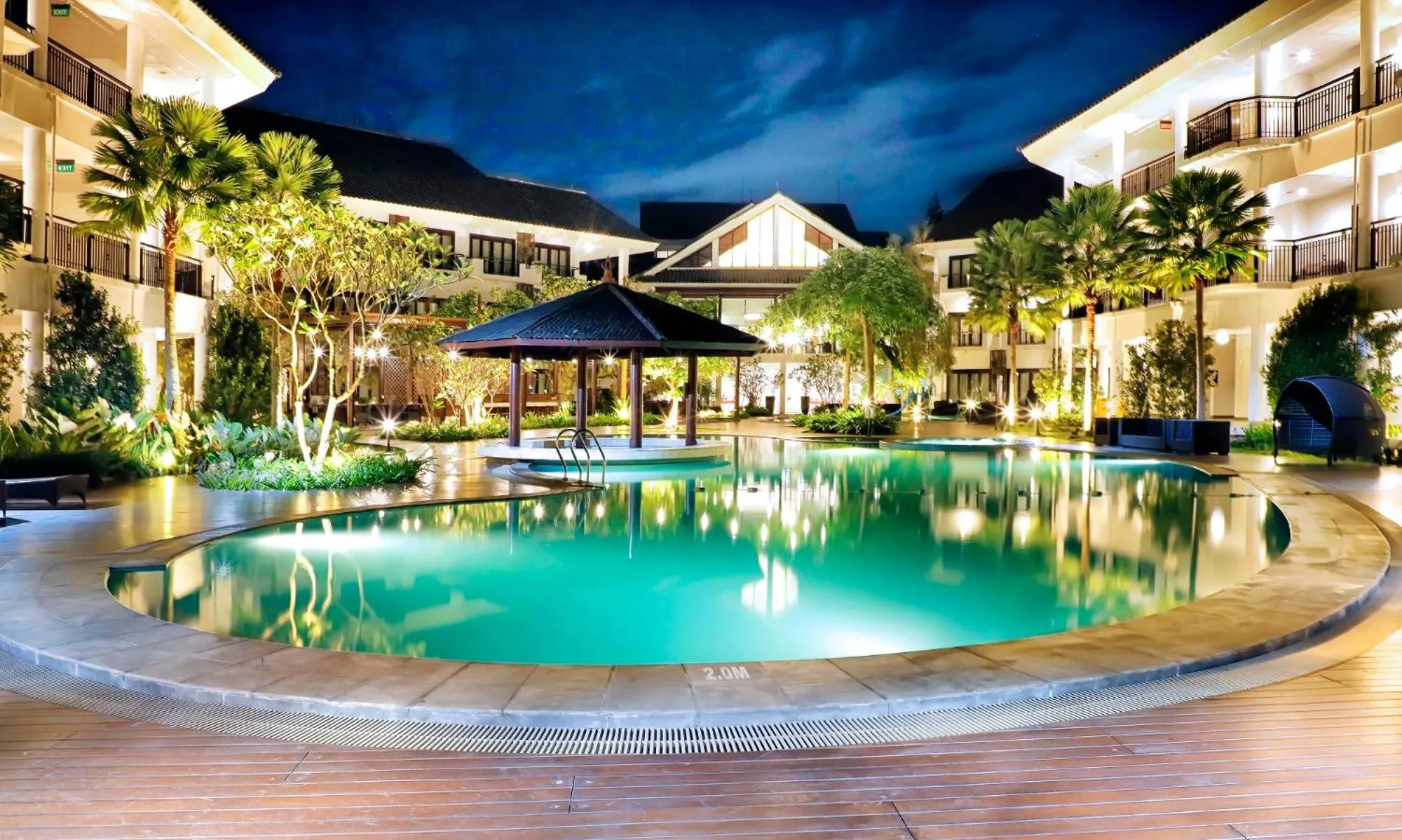 Swimming pool in Lido Lake Resort by MNC Hotel