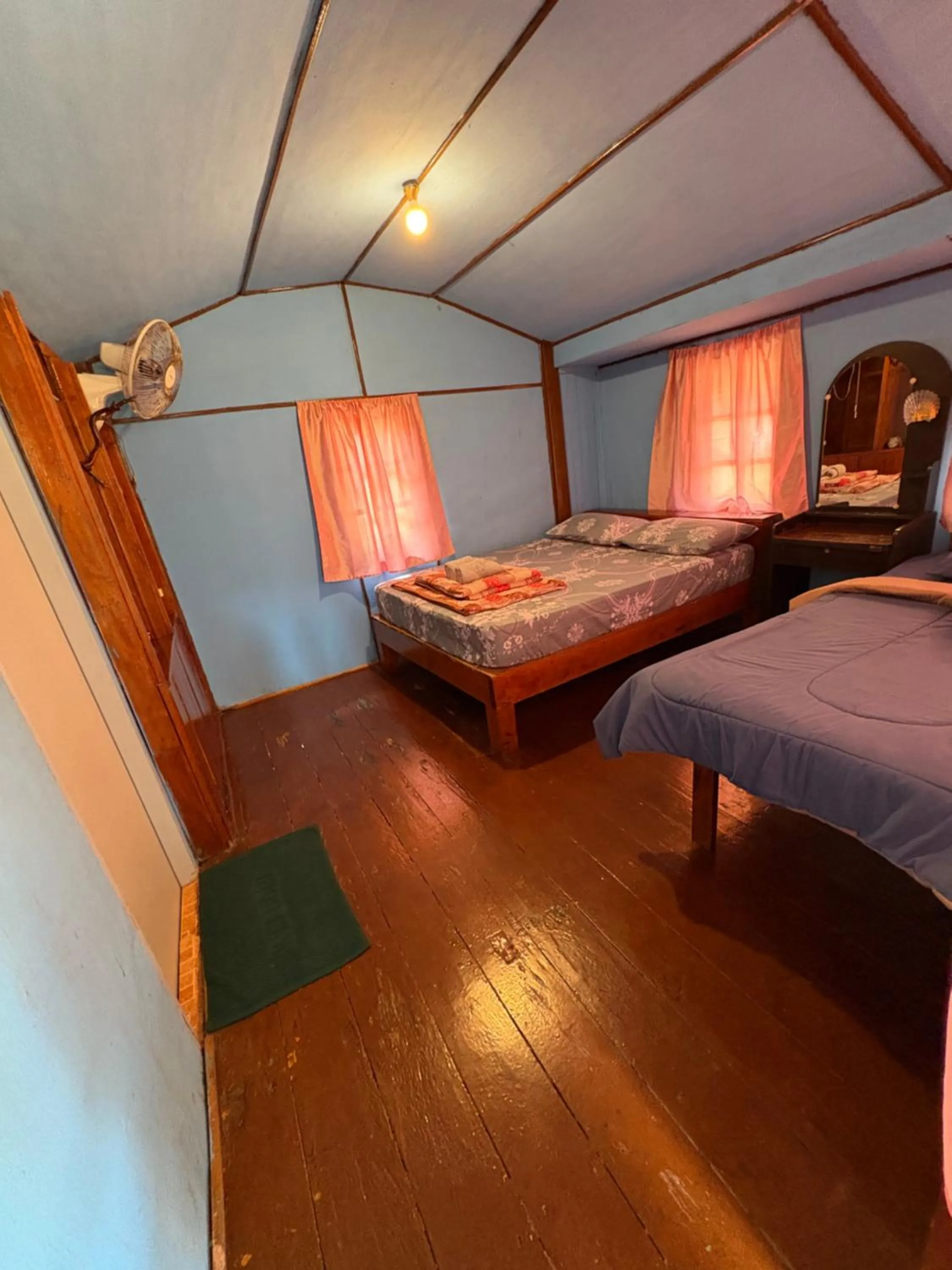 Bed in Koh Mak Green View Resort