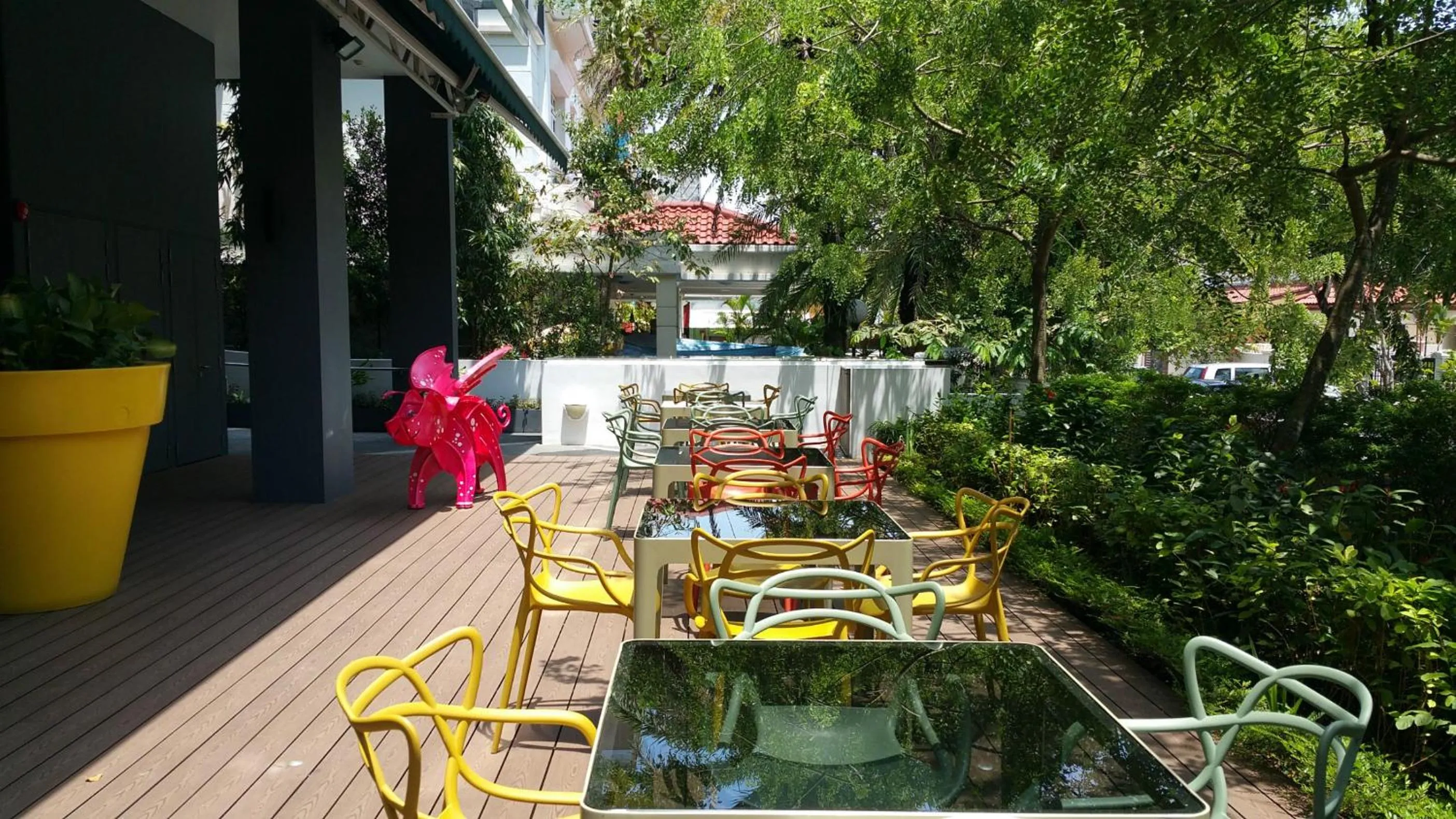 Patio in ST Residences Novena