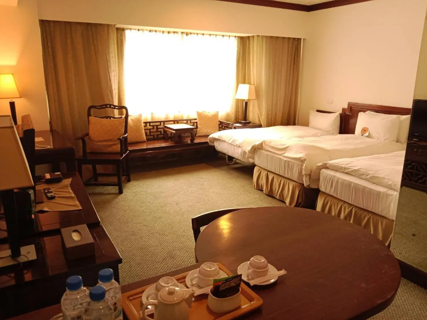 Property building, Bed in Beautiful Hotel Taipei