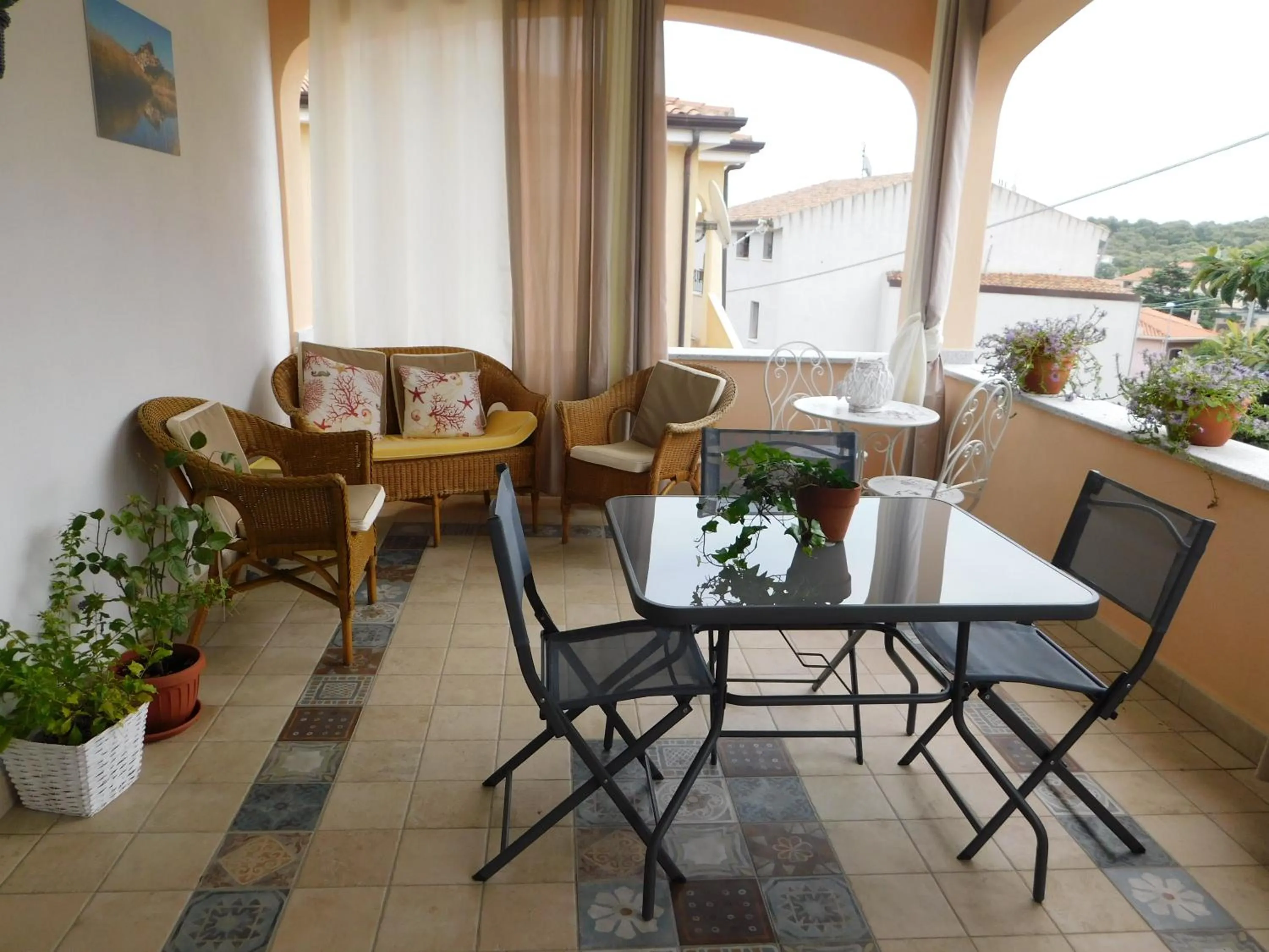 Balcony/Terrace in B&B Sos Manneddos