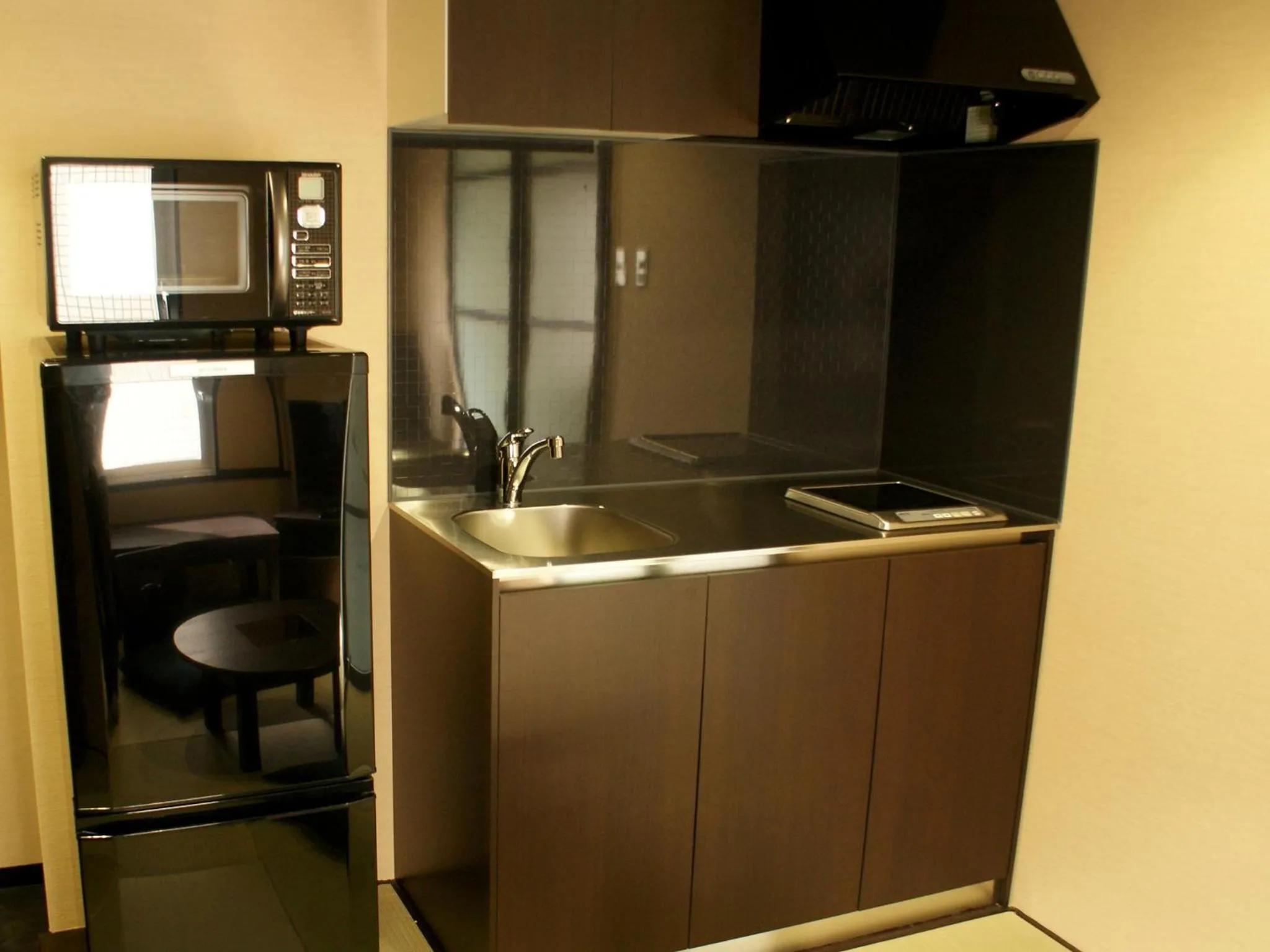 Kitchen or kitchenette in HOTEL LiVEMAX BUDGET Naha