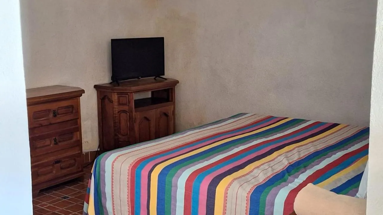 Bed in Hotel Colonial Taxco