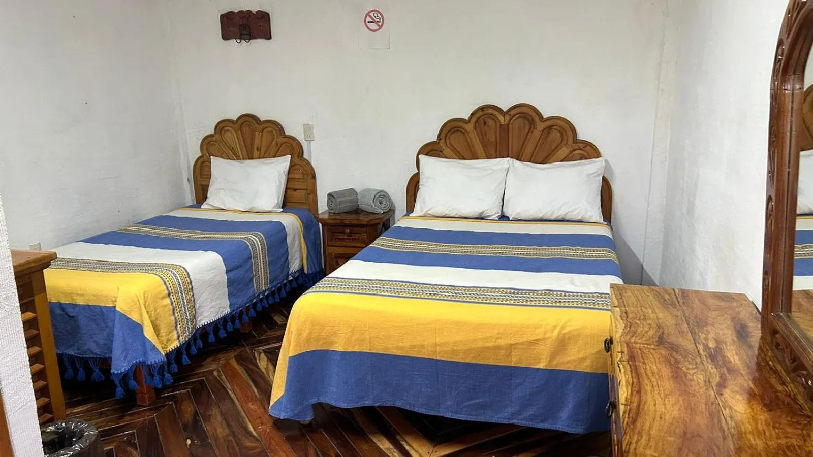 Bed in Hotel Colonial Taxco