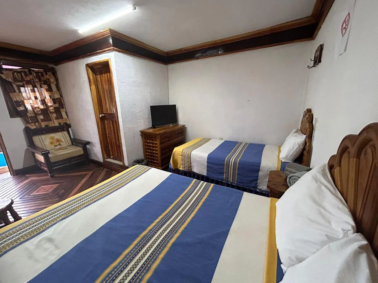 Bed in Hotel Colonial Taxco