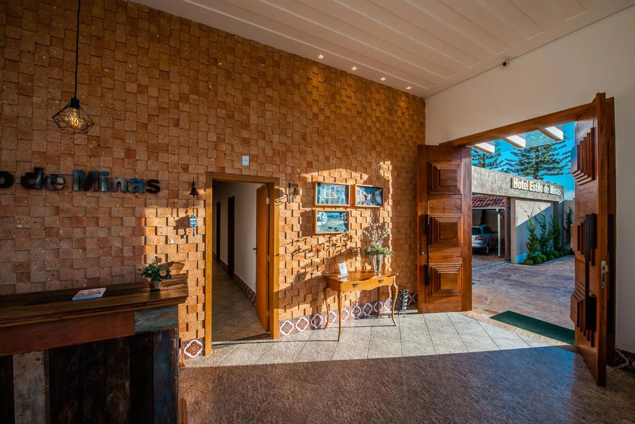 Lobby or reception in Hotel Estilo de Minas