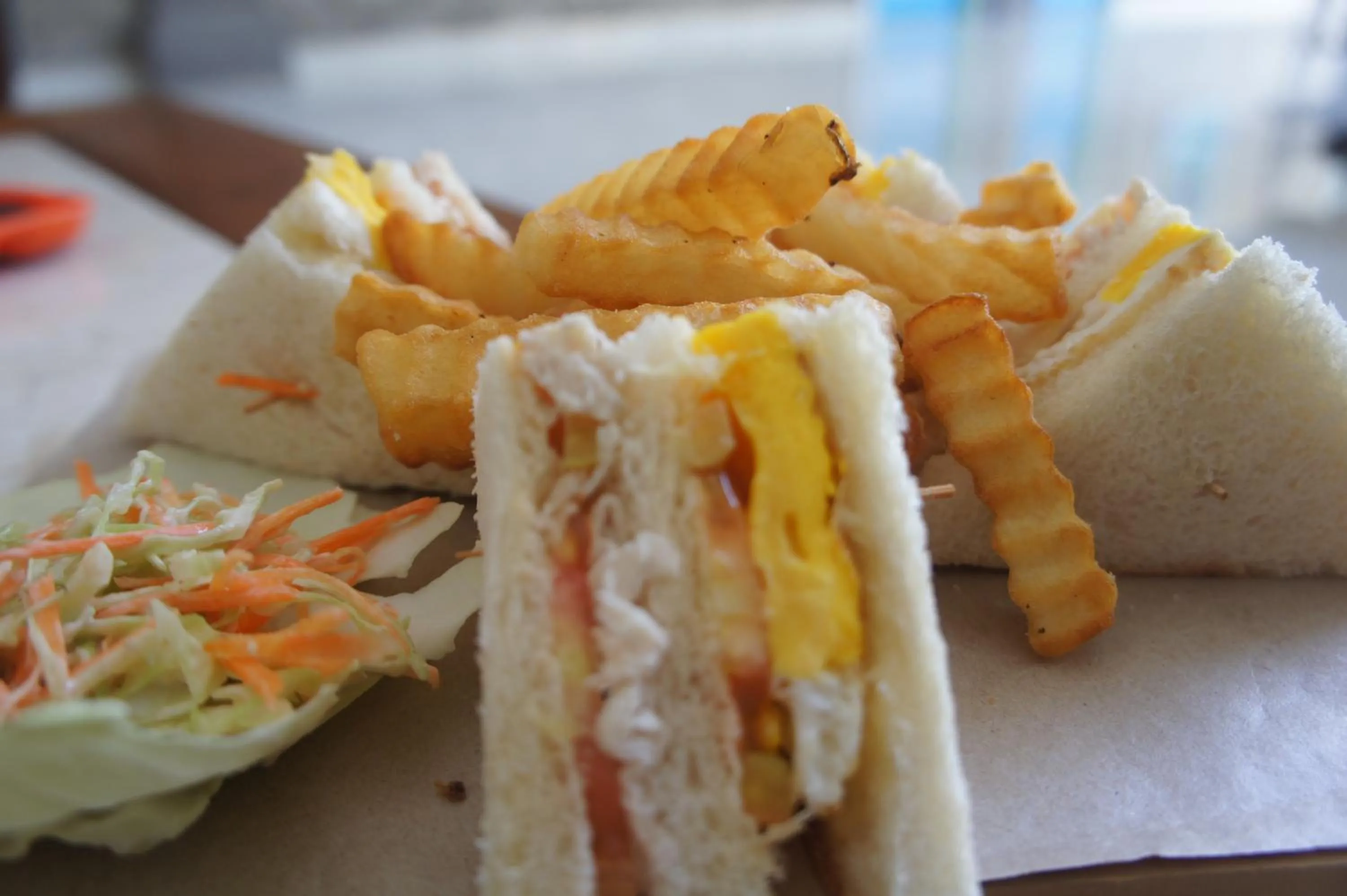 Food close-up in At The Beach Candidasa