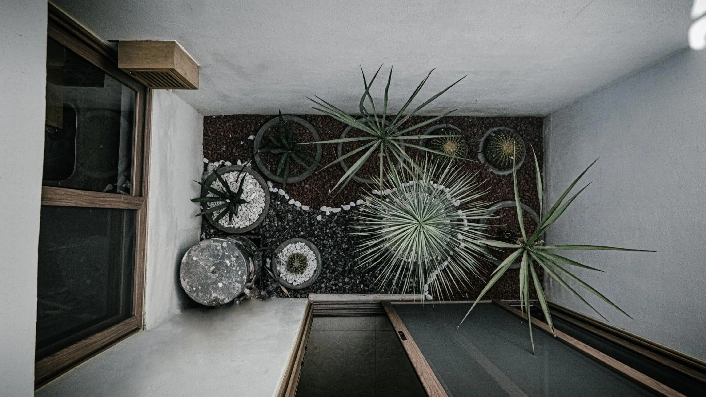 Inner courtyard view in Casa al Mar