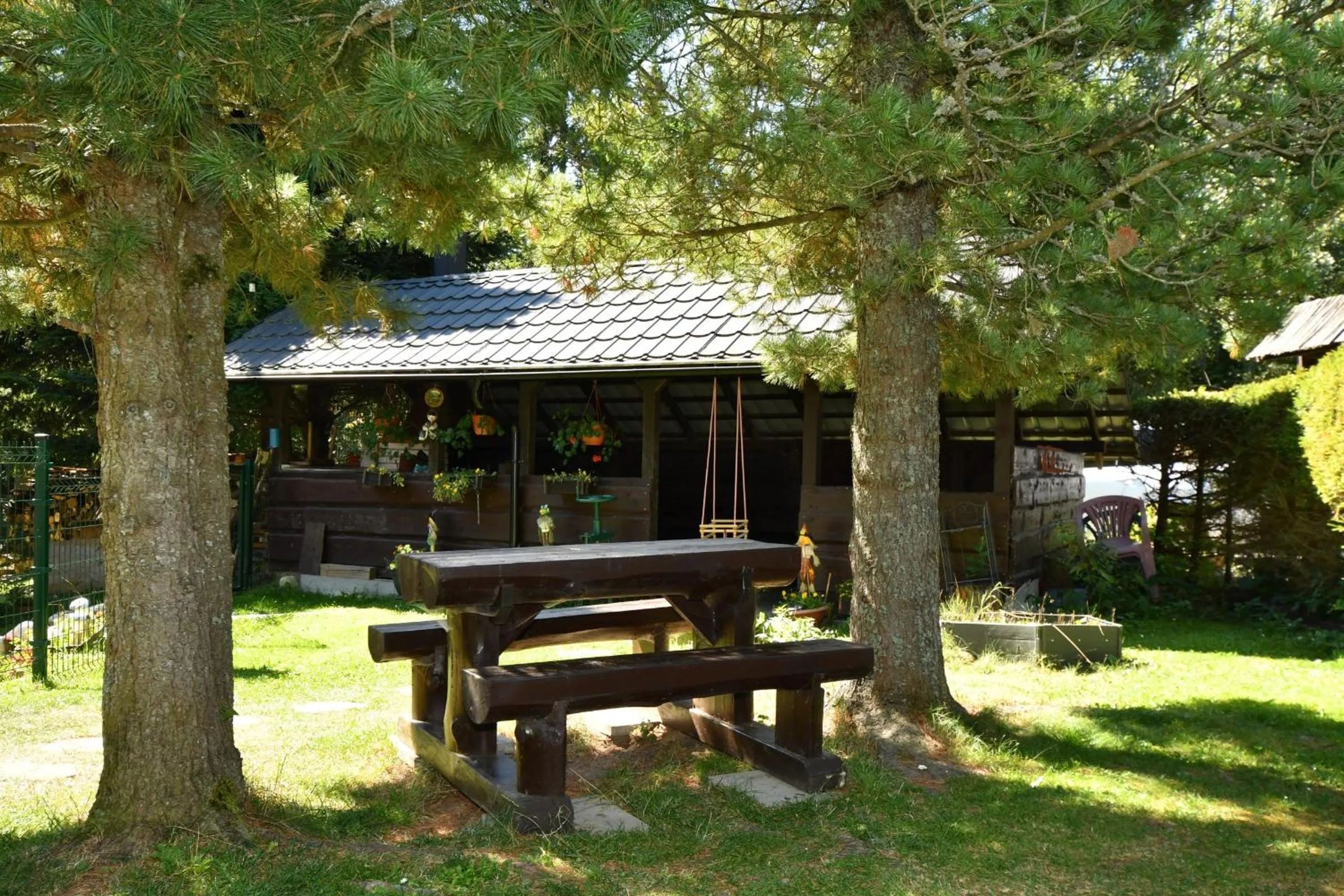 BBQ facilities in Penzion Pažický
