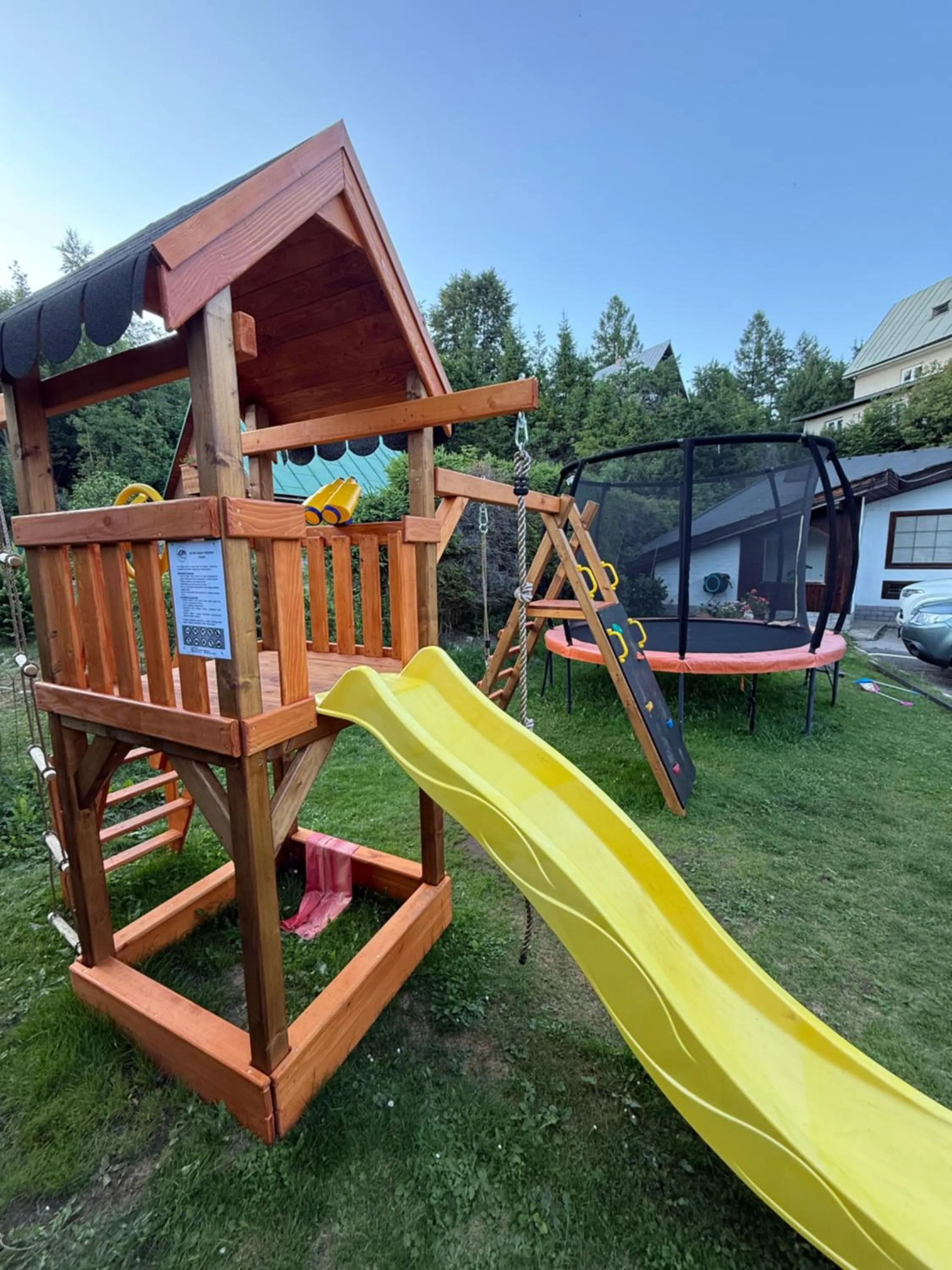 Children play ground in Penzion Pažický